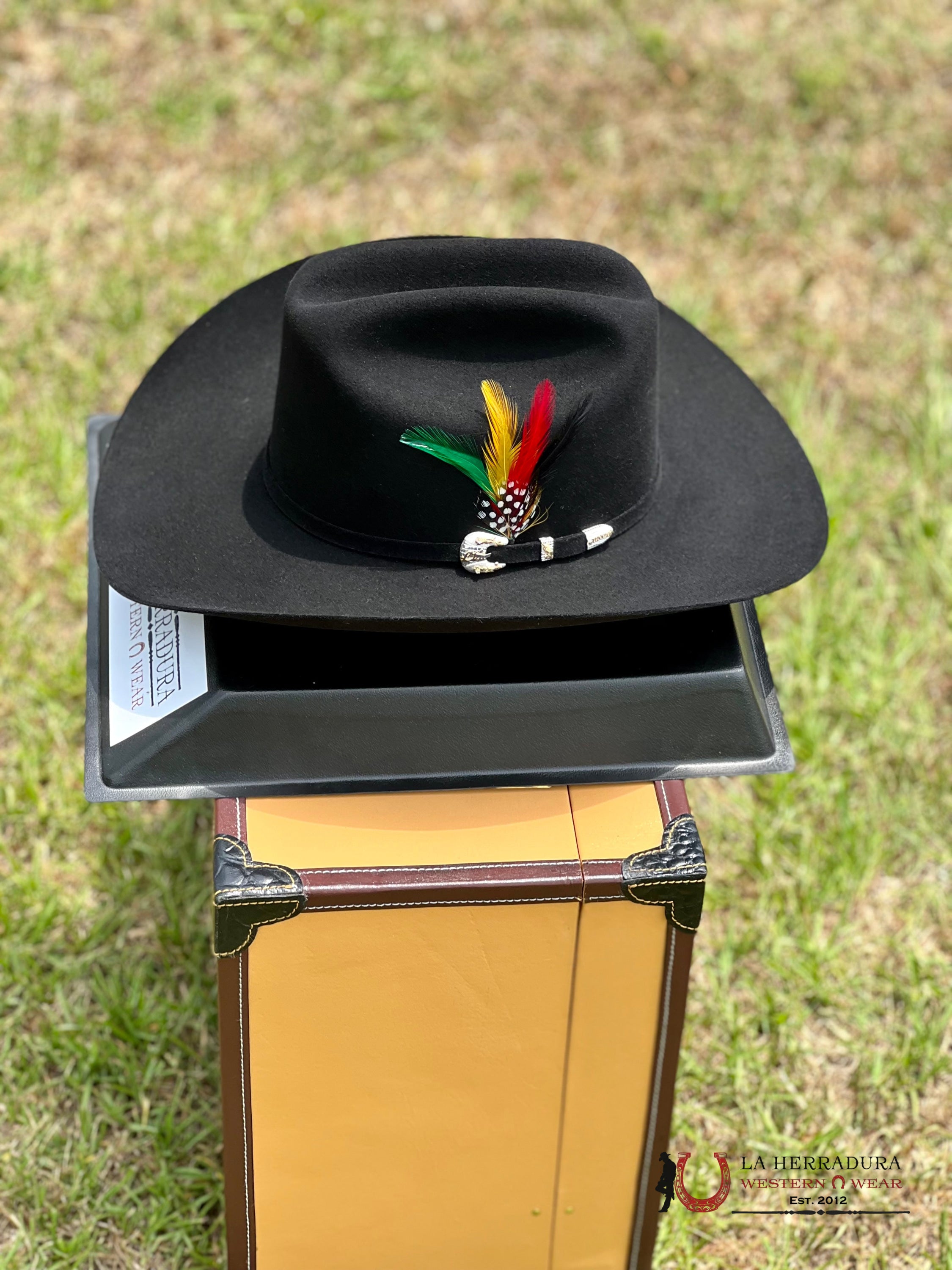 Larry Mahan´s 1000X Imperial Negro Cowboy Hat Tejana