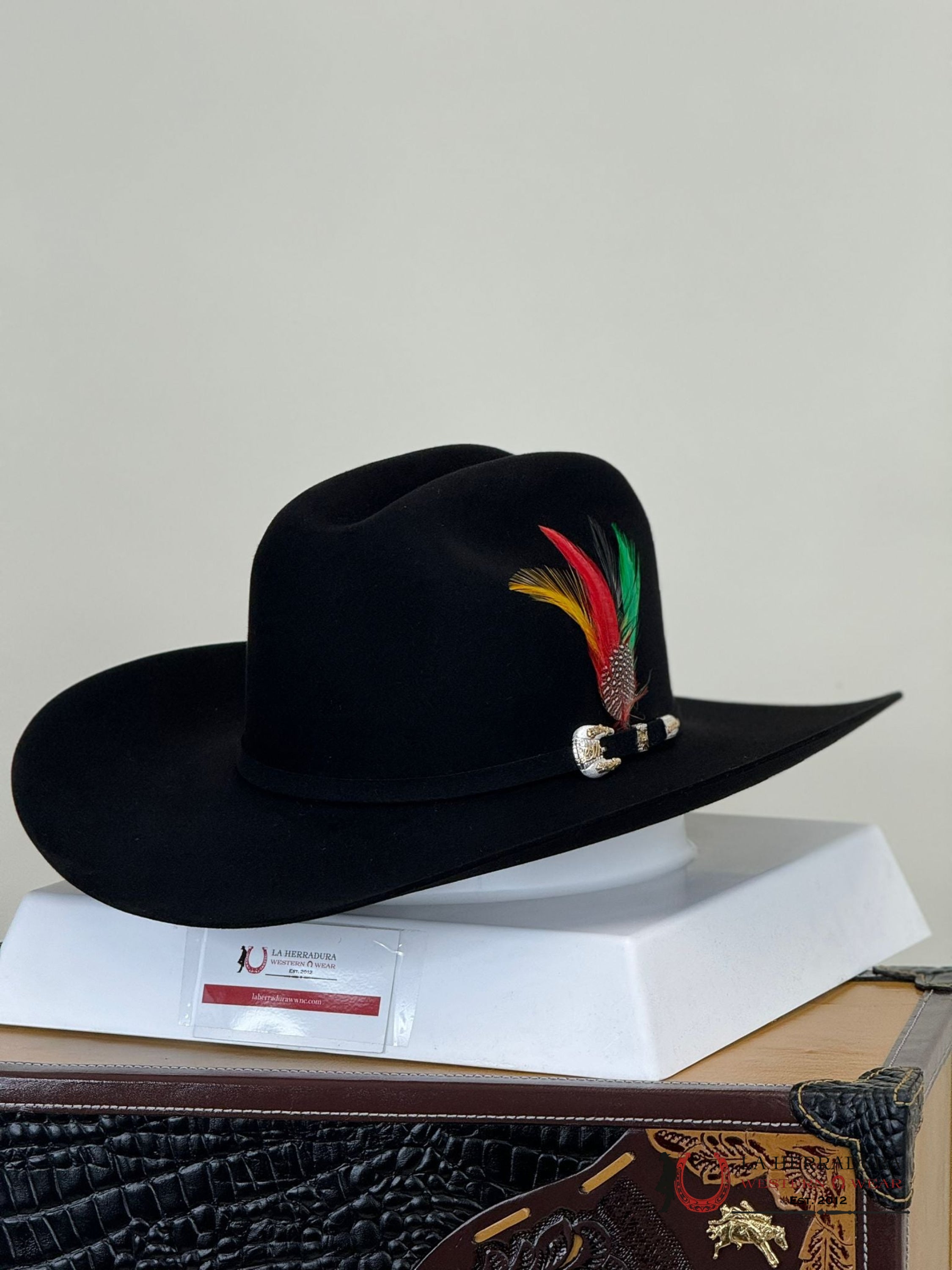 Larry Mahan´s 1000X Imperial Negro Cowboy Hat Tejana