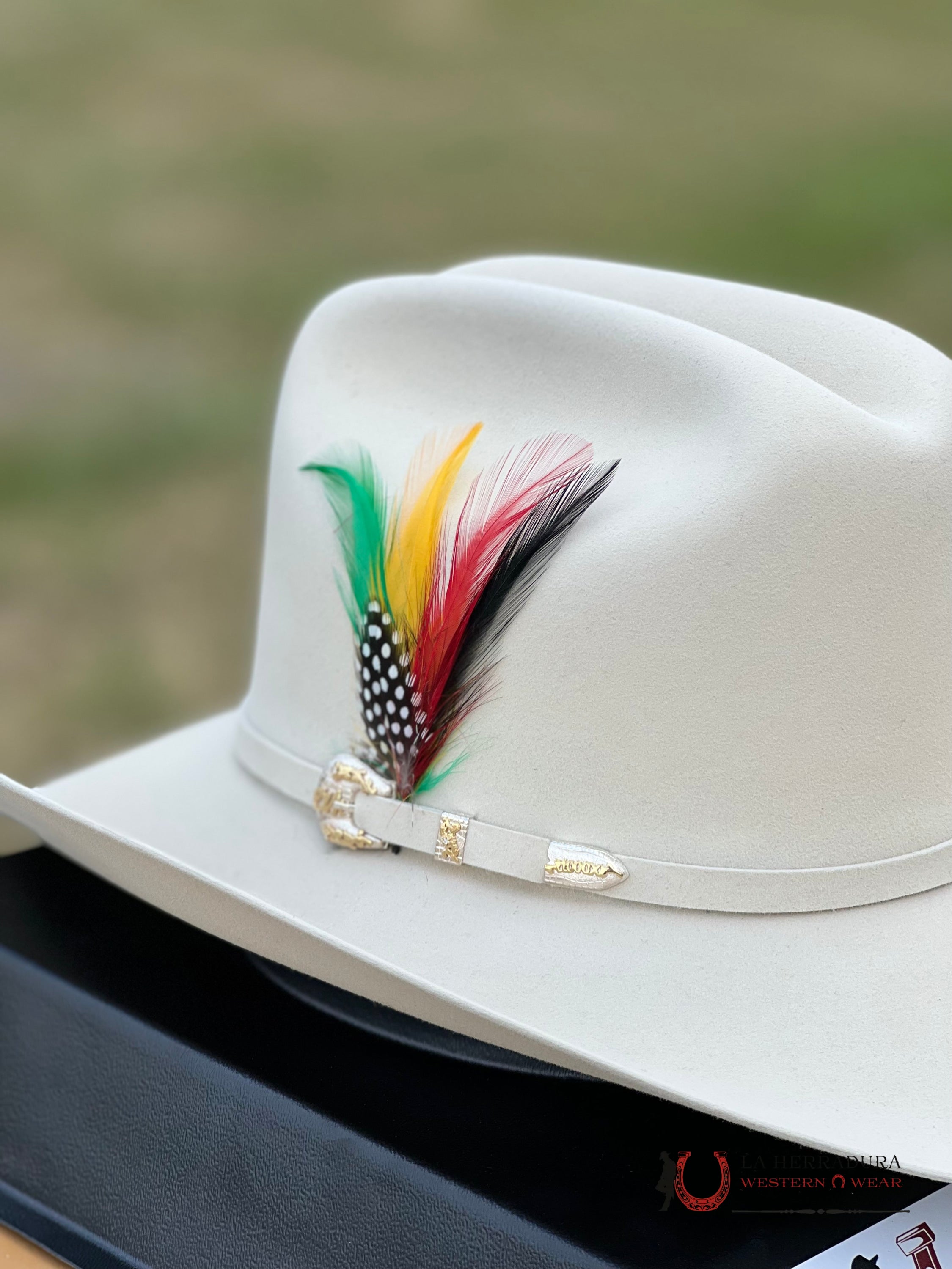 Larry Mahan´s 1000X Imperial Silver Belly Cowboy Hat Tejana
