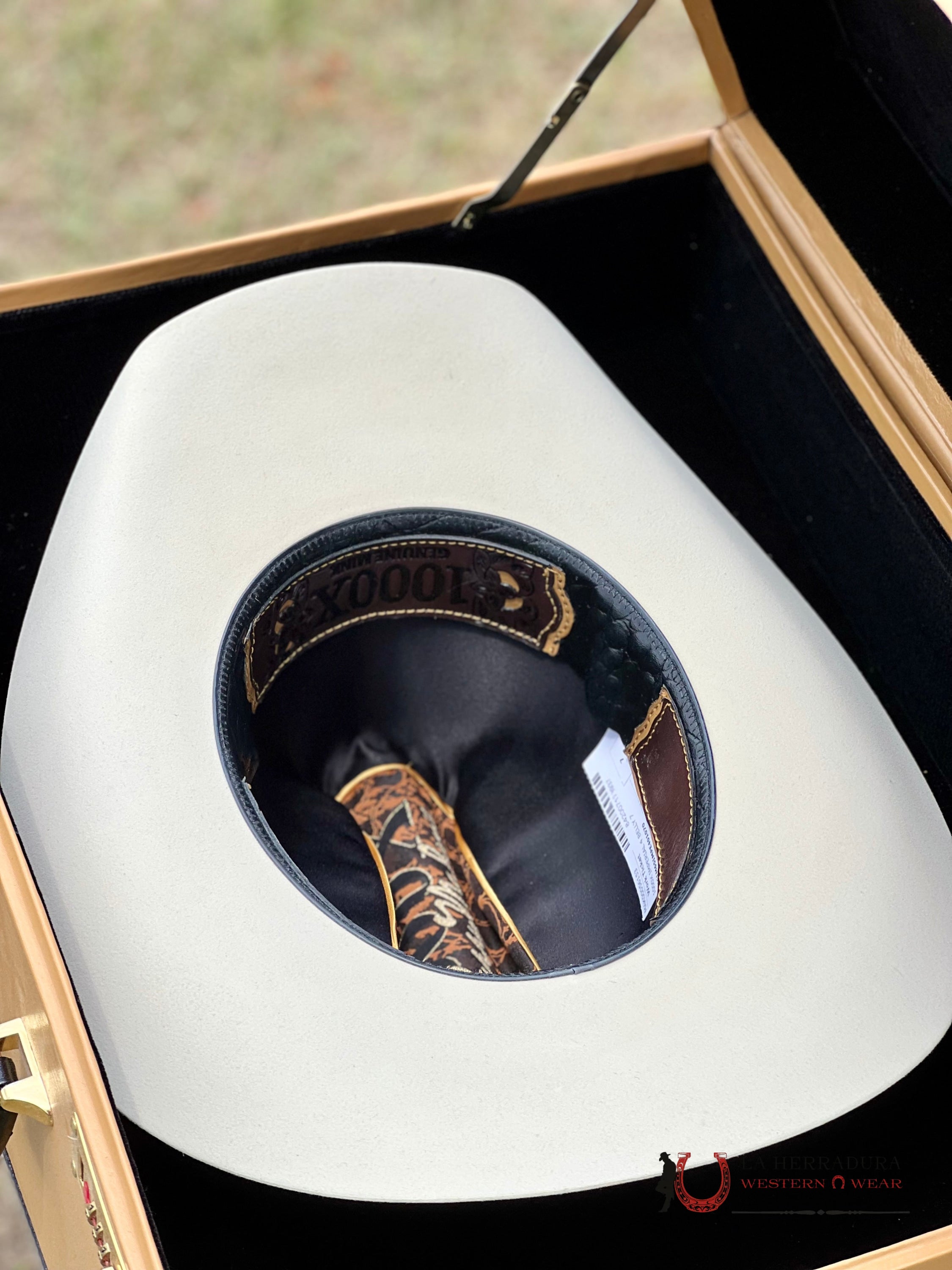 Larry Mahan´s 1000X Imperial Silver Belly Cowboy Hat Tejana