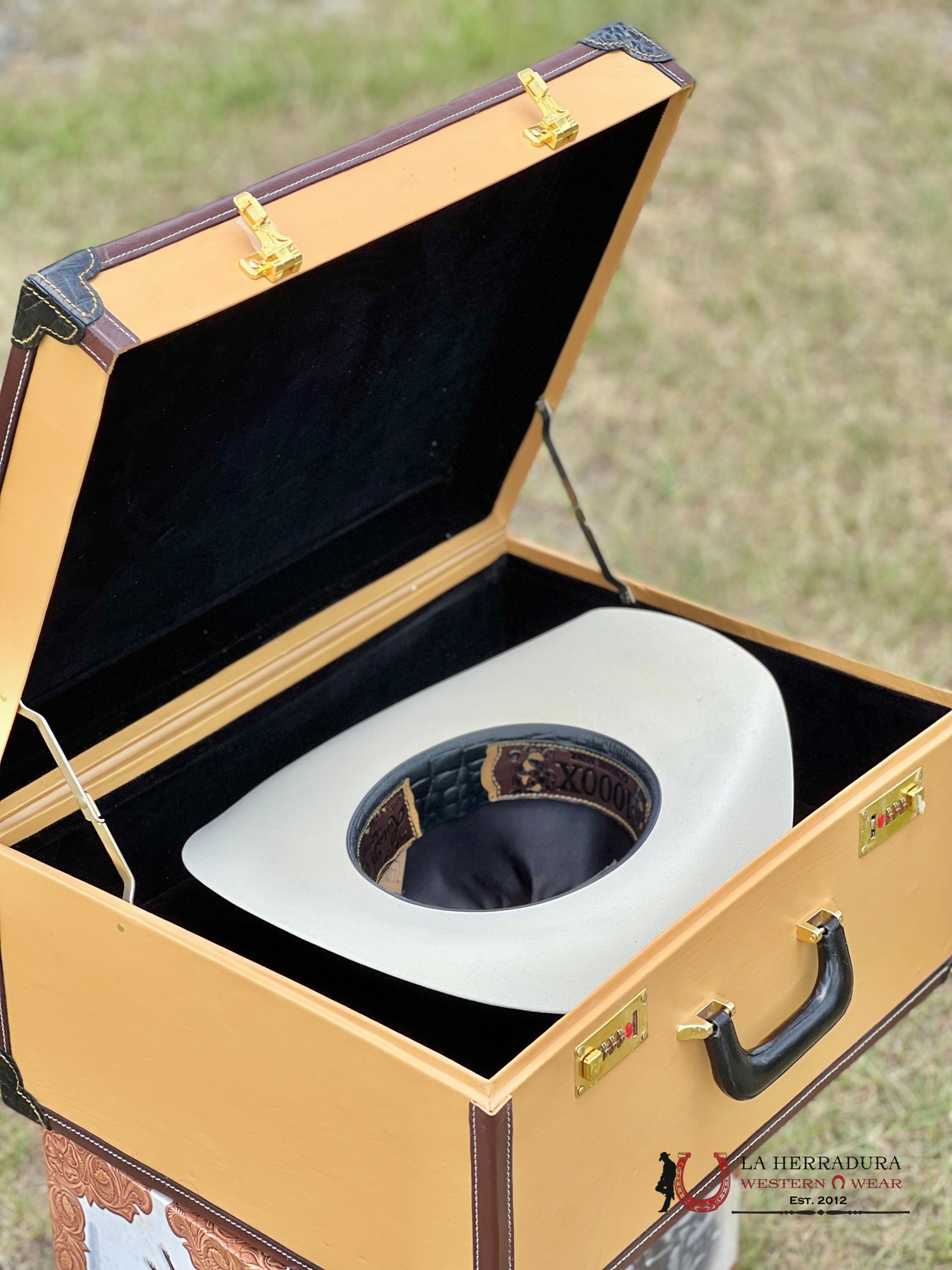 Larry Mahan´s 1000X Imperial Silver Belly Cowboy Hat Tejana