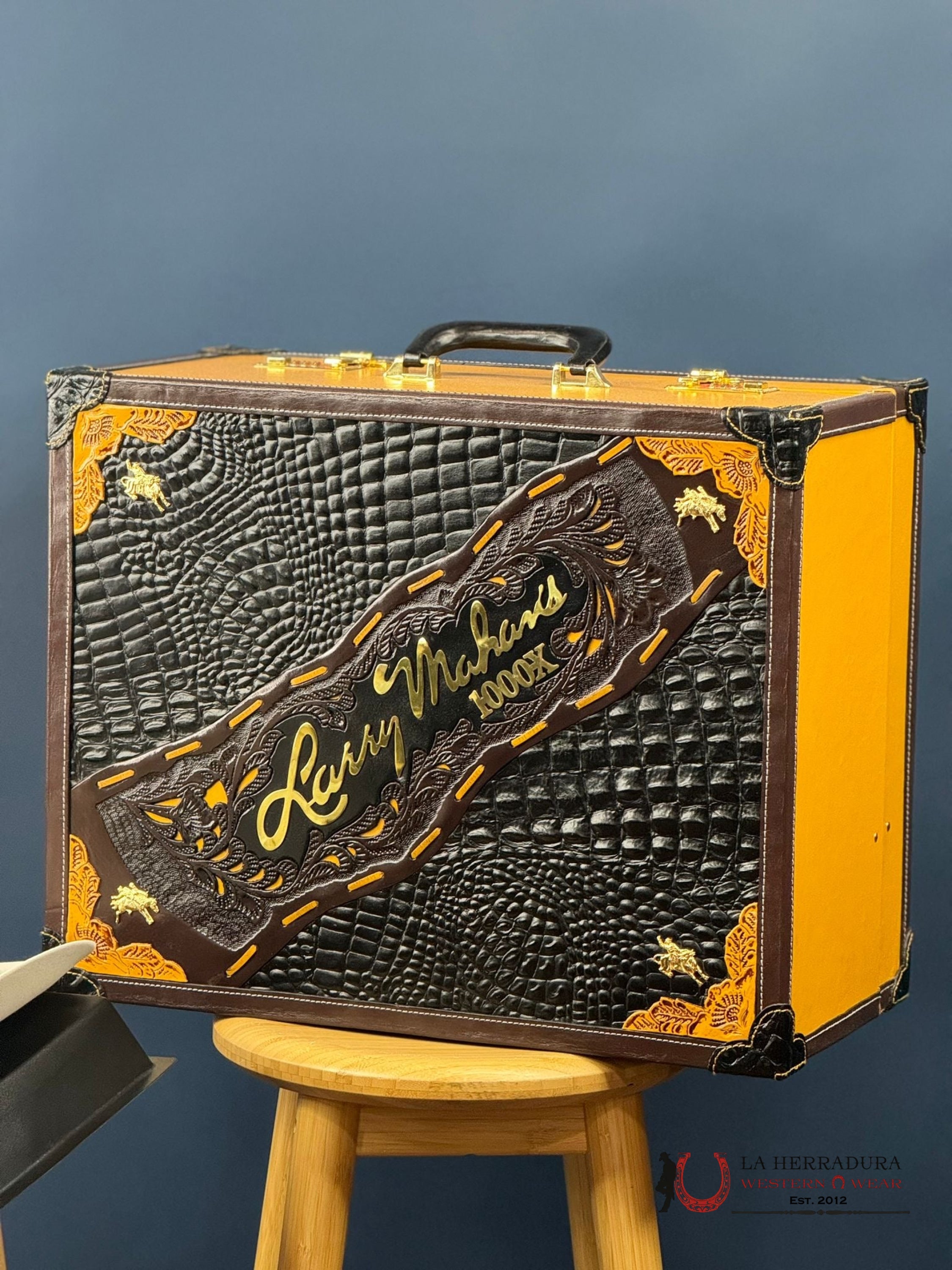 Larry Mahan´s 1000X Imperial Silver Belly Cowboy Hat Tejana