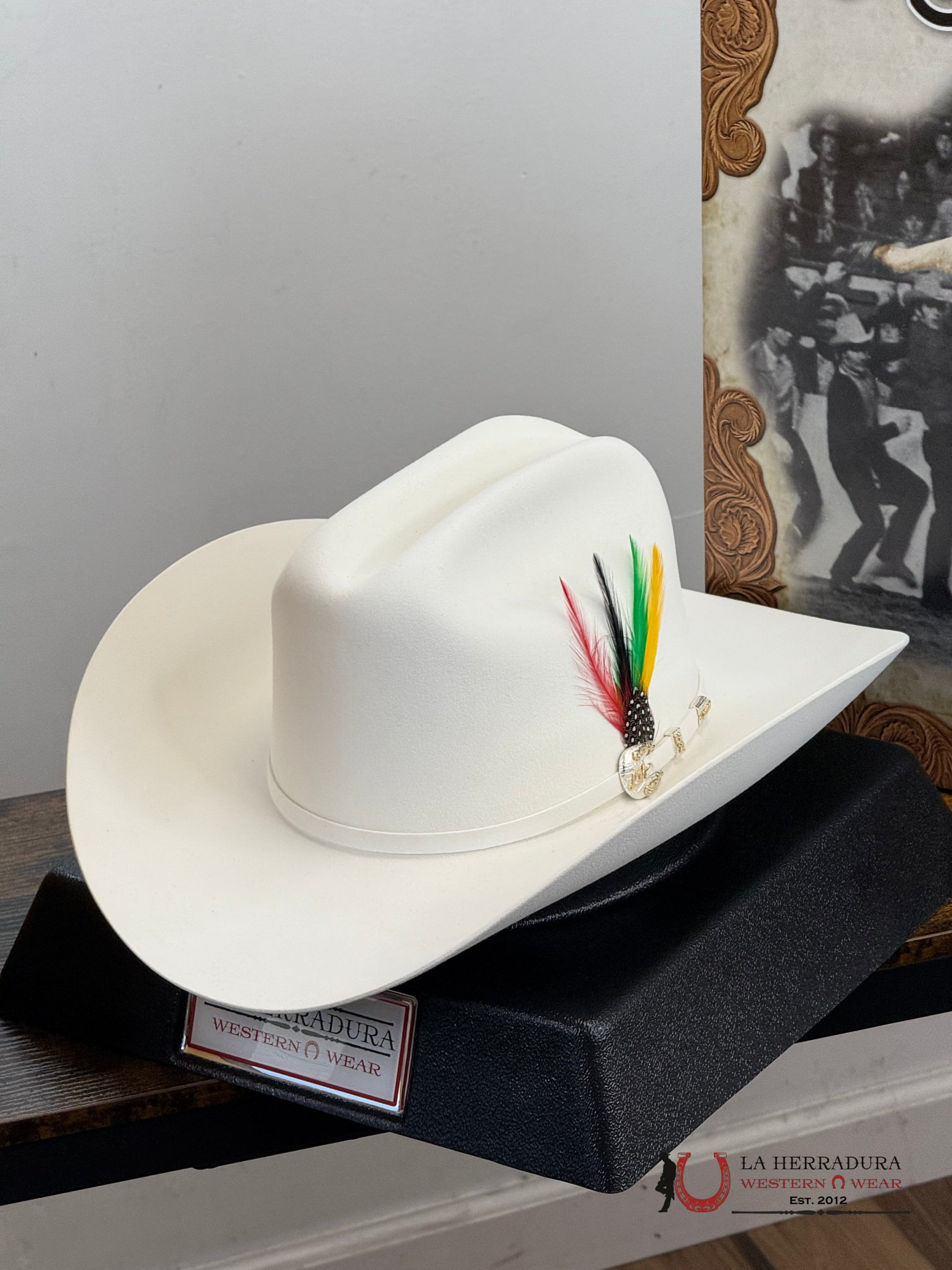 Larry Mahan´s 1000X Imperial Blanco Cowboy Hat Tejana