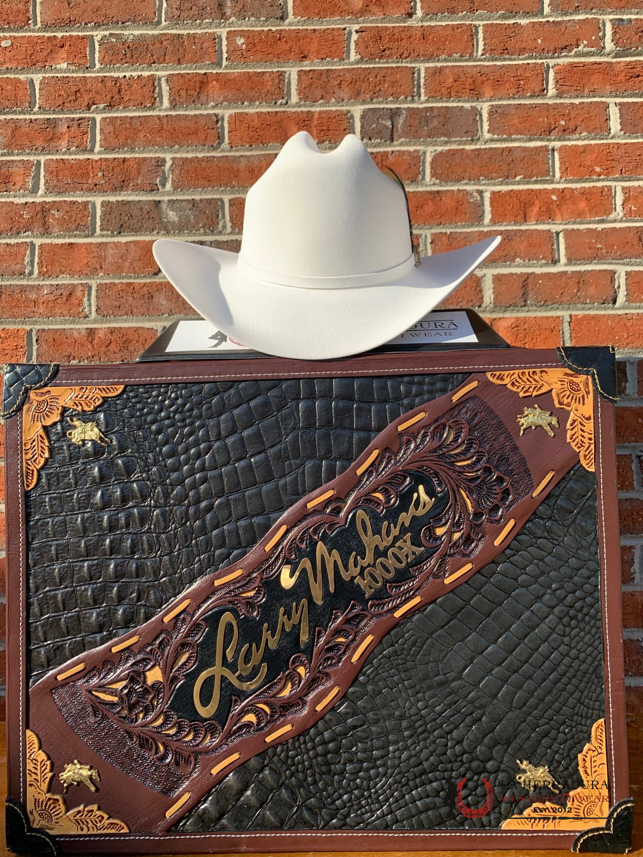 Larry Mahan´s 1000X Imperial Blanco Cowboy Hat Tejana