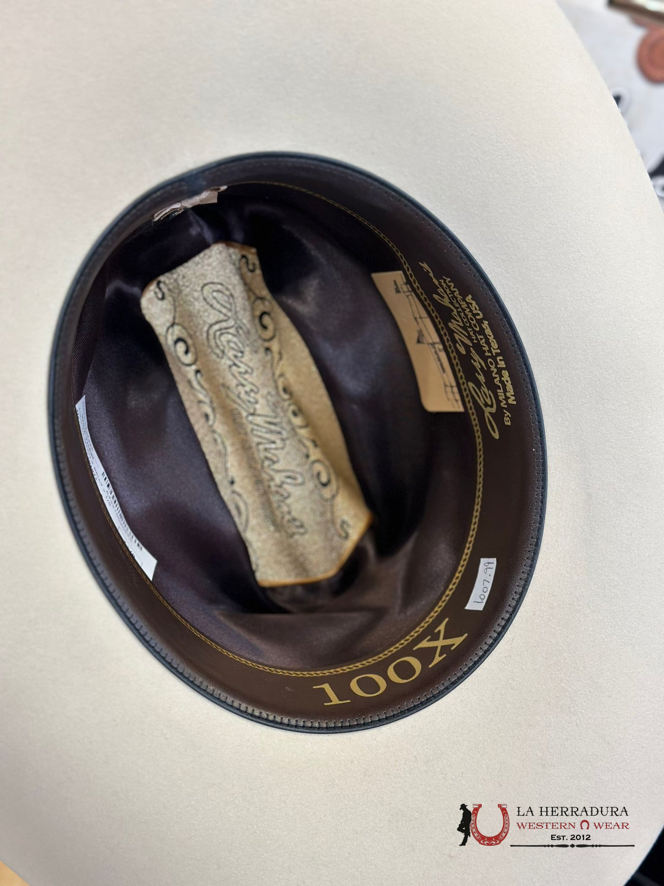 100X Larry Mahan´s Independencia Cowboy Hat Silver Belly Tejana