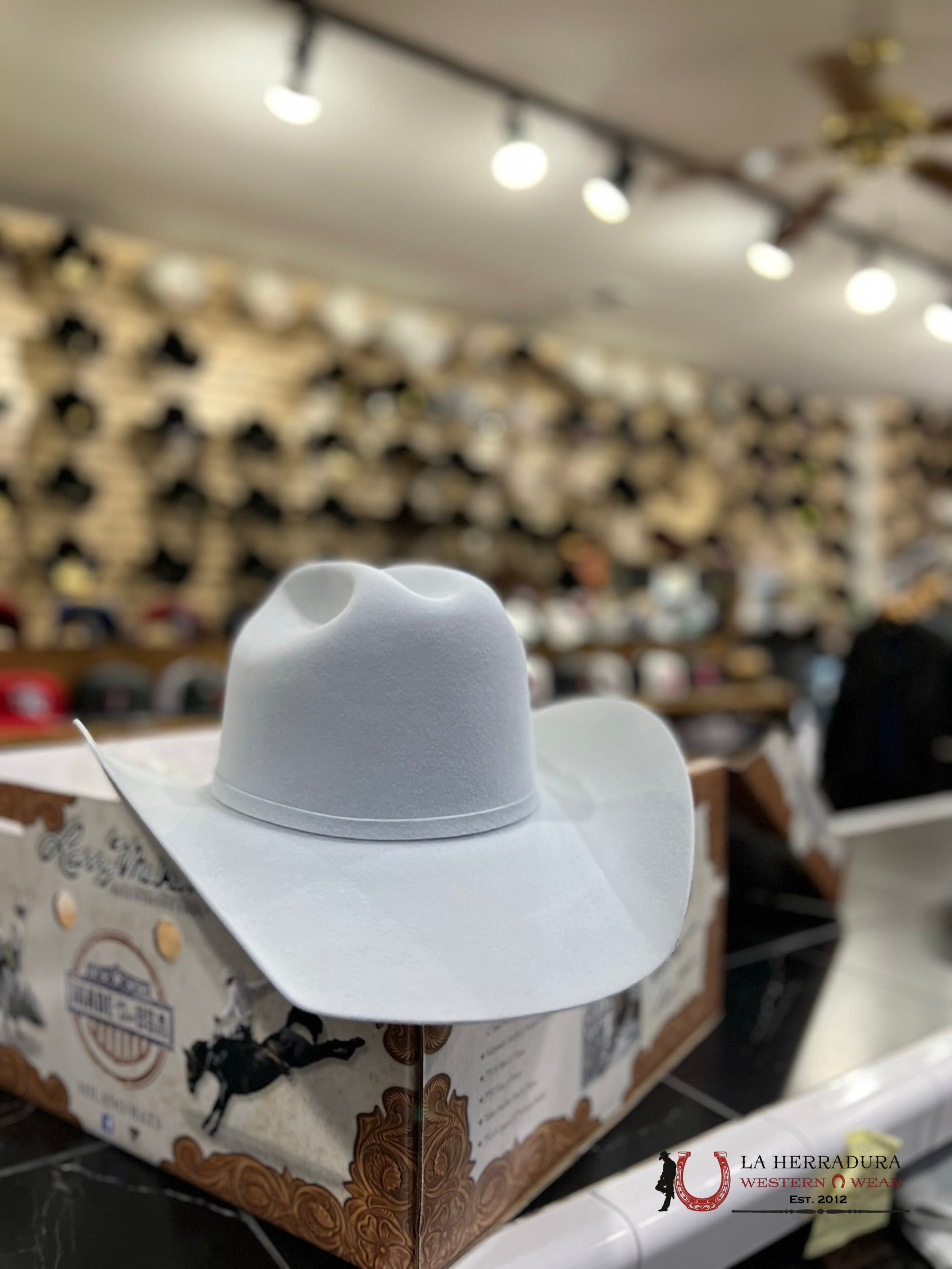 Larry Mahan´s 10X Jerarca Cowboy Hat Platinum Tejana