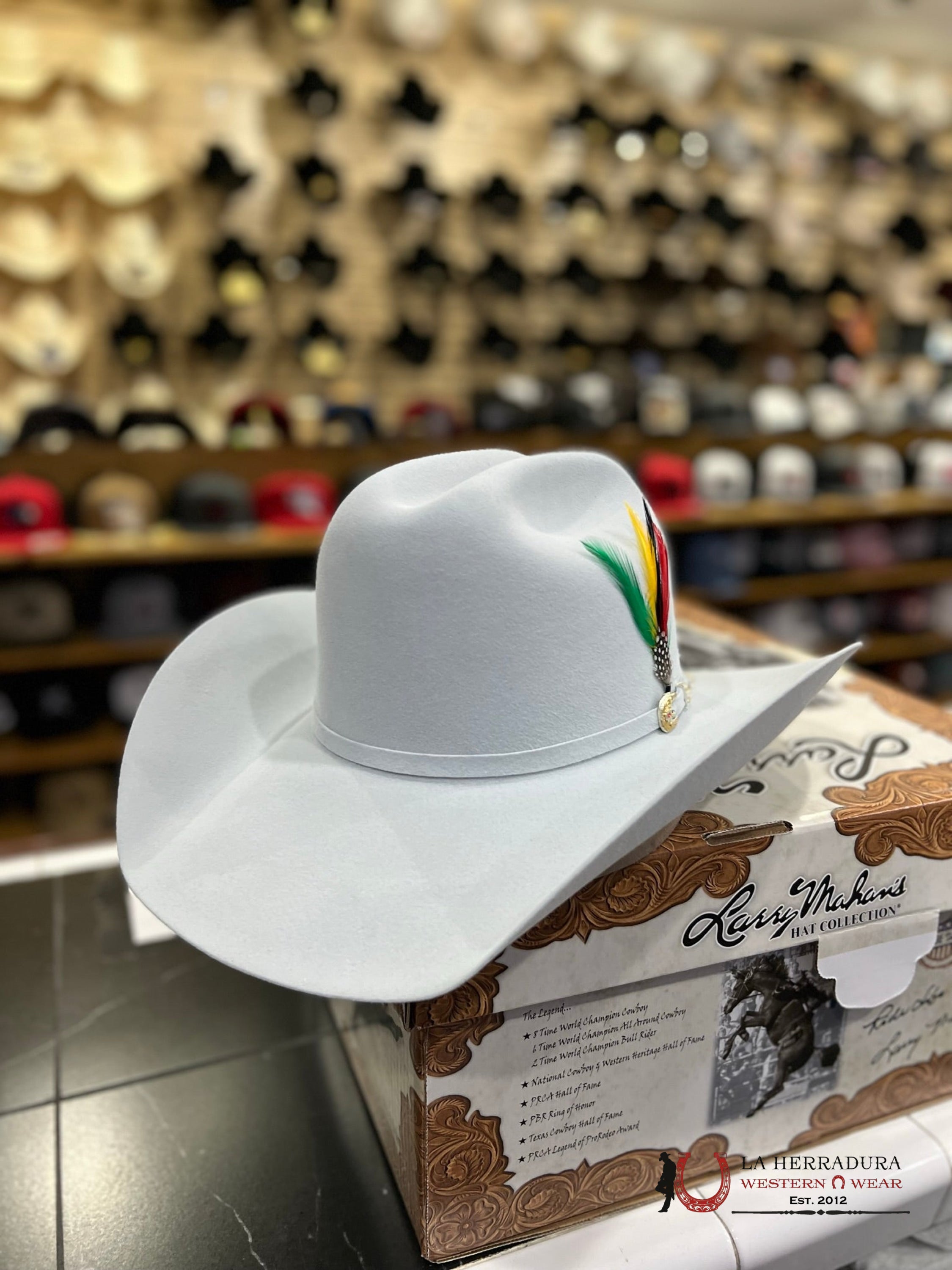 Larry Mahan´s 10X Jerarca Cowboy Hat Platinum Tejana
