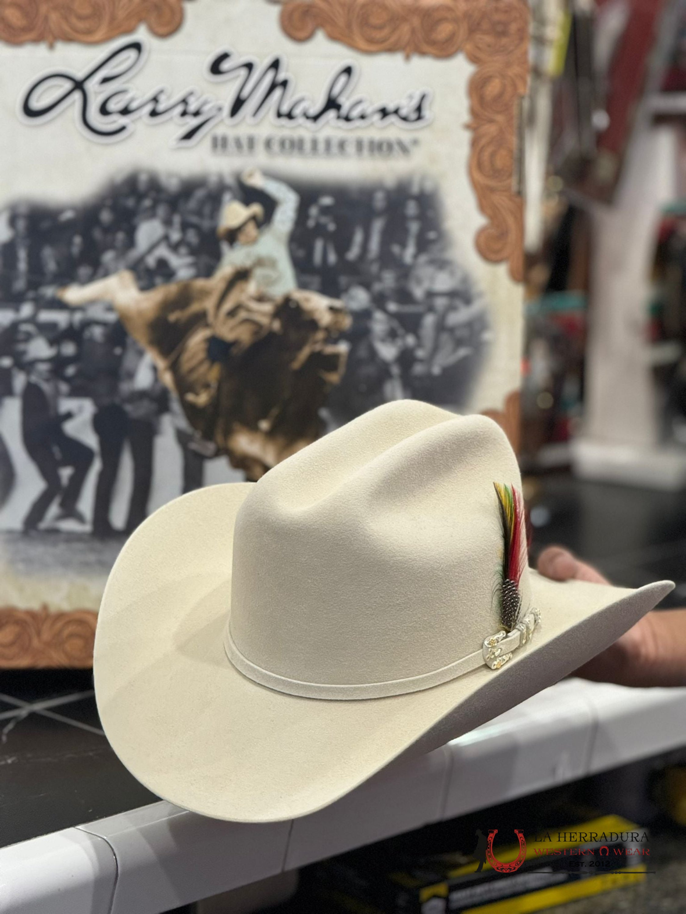 Larry Mahan´s 10X Jerarca Silver Belly Tejana