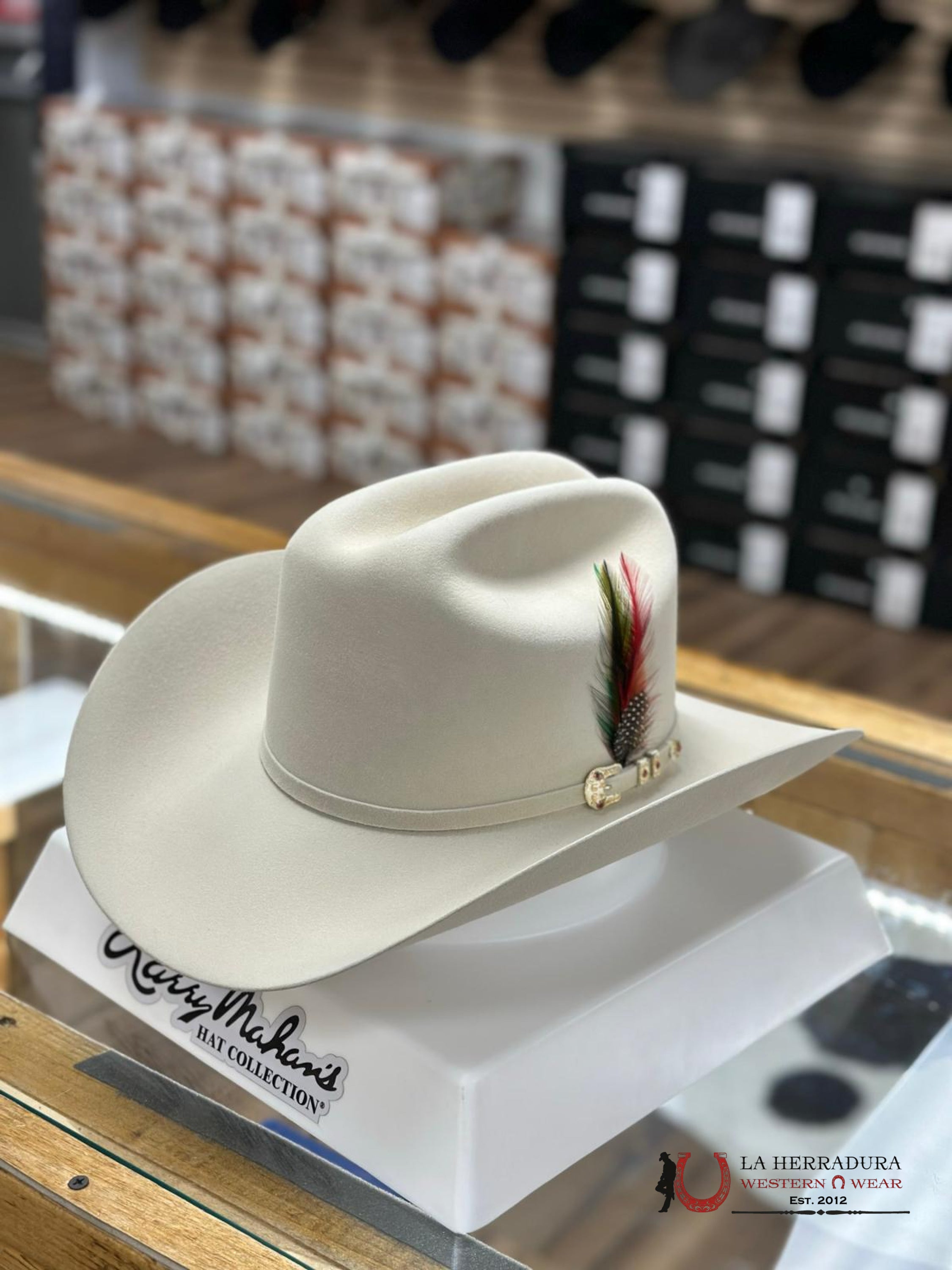 Larry Mahan´s 10X Jerarca Silver Belly Tejana