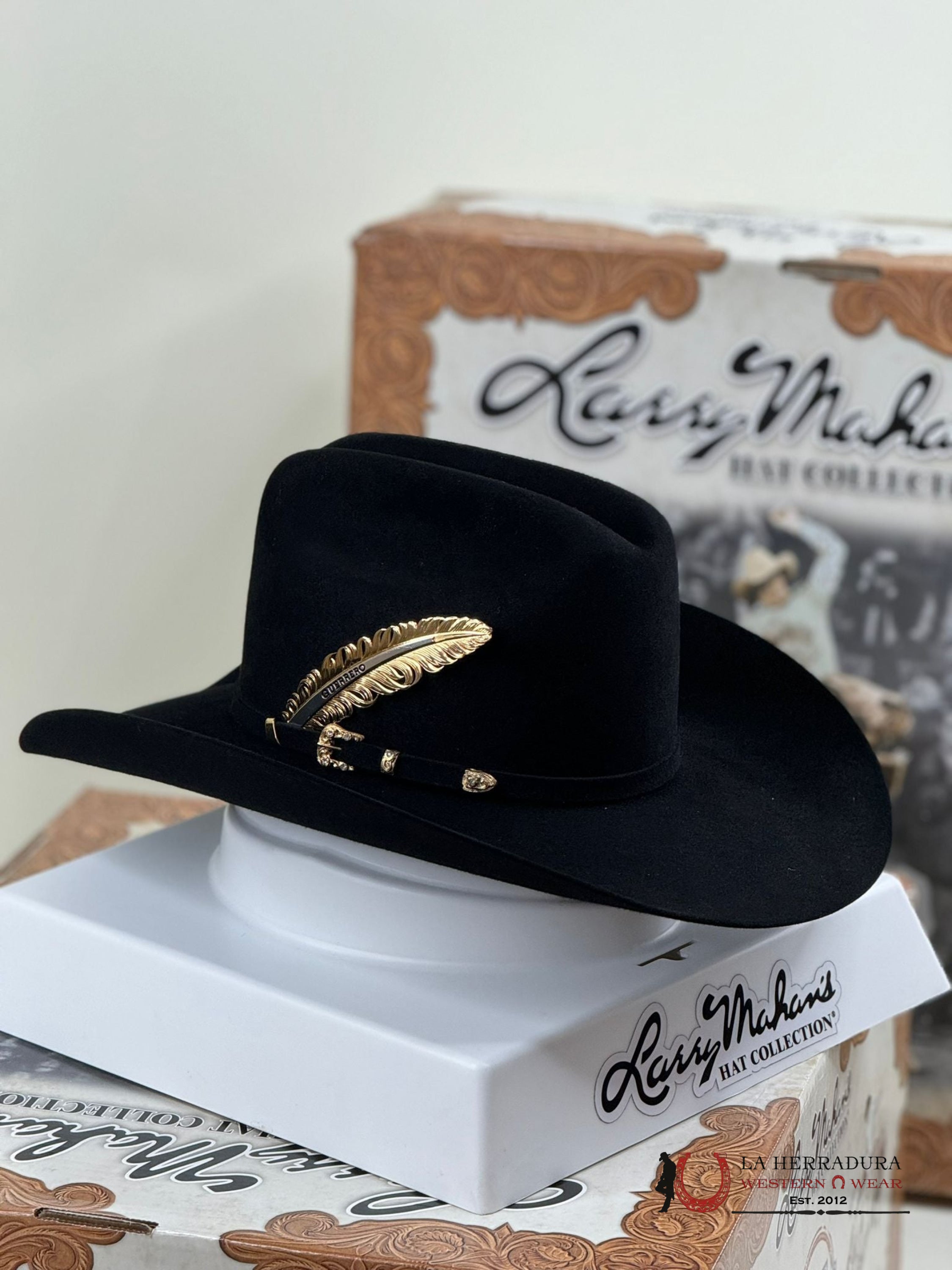 Larry Mahan´s 30X Cowboy Hat Black Tejana