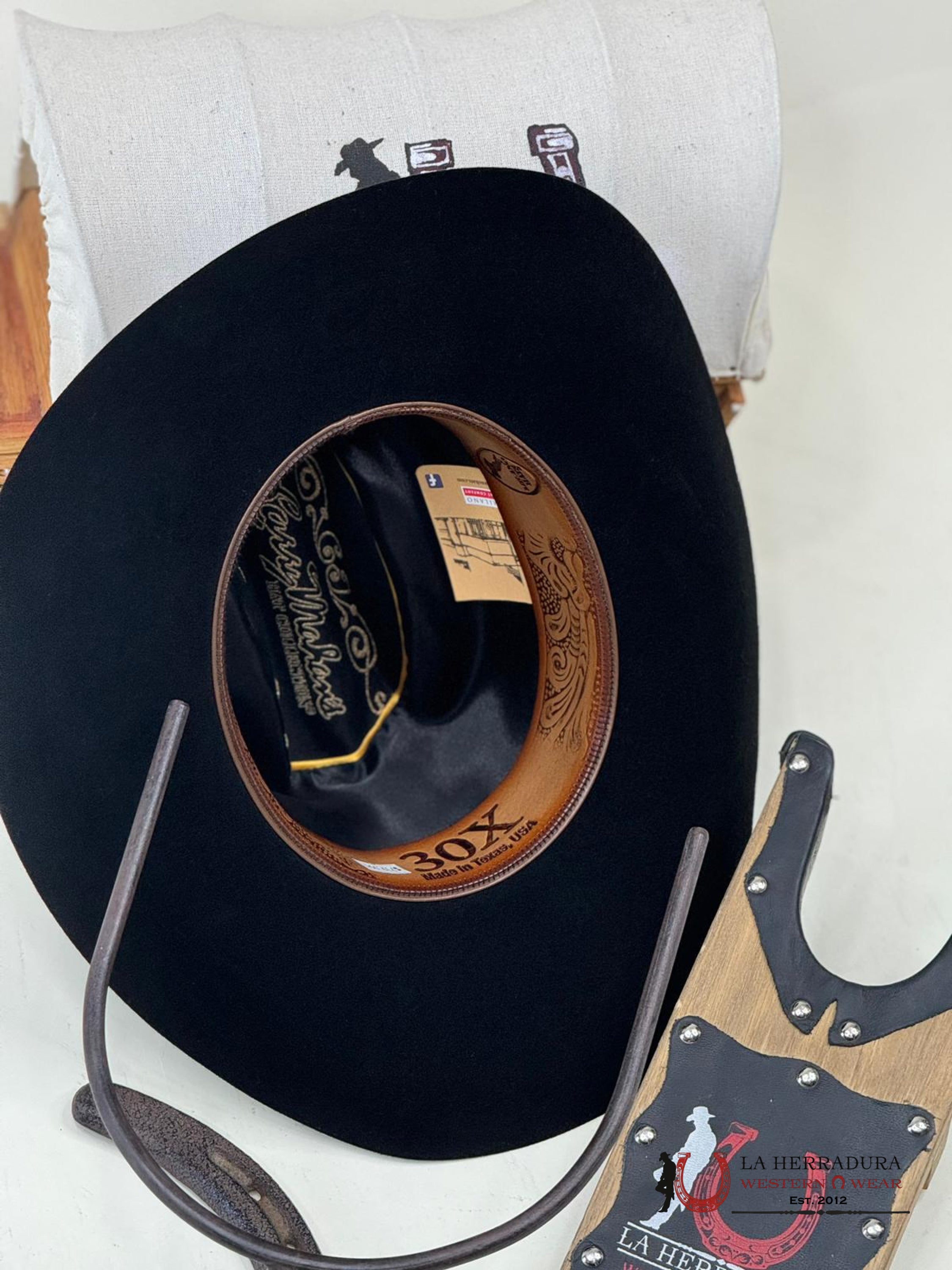 Larry Mahan´s 30X Cowboy Hat Black Tejana