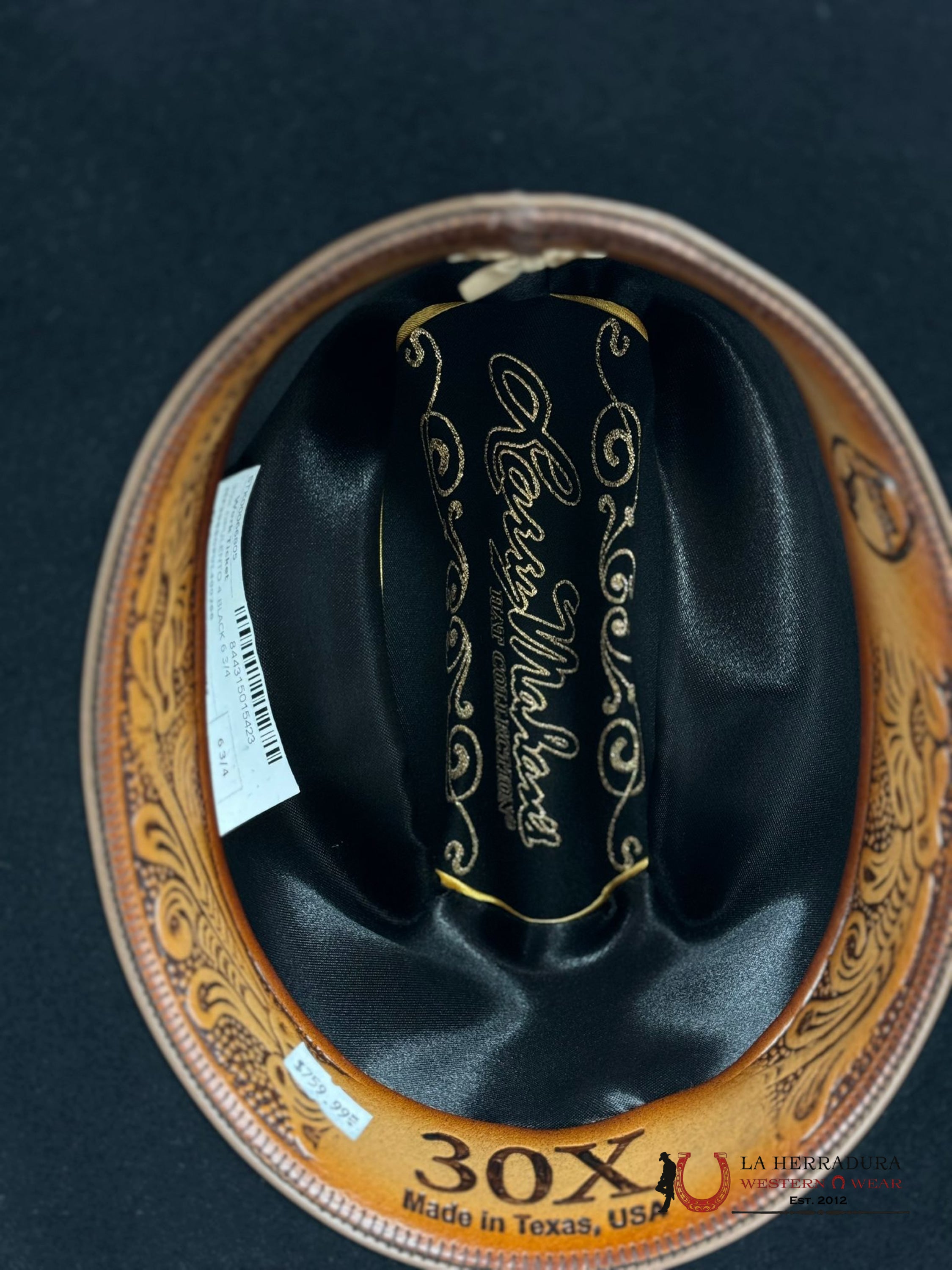 Larry Mahan´s 30X Cowboy Hat Black Tejana