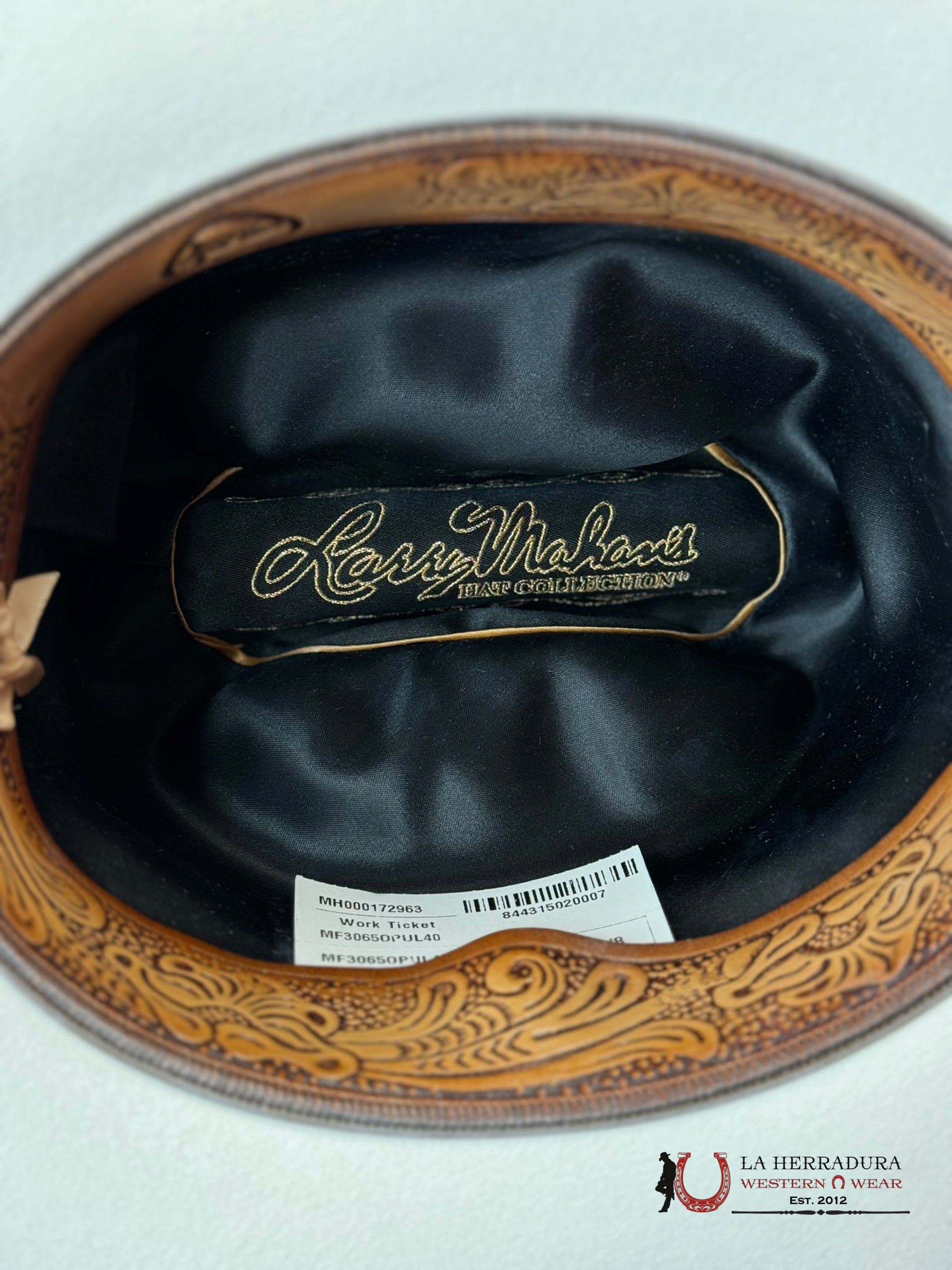 Larry Mahan´s 30X Blanco Opulento Cowboy Hat Tejana