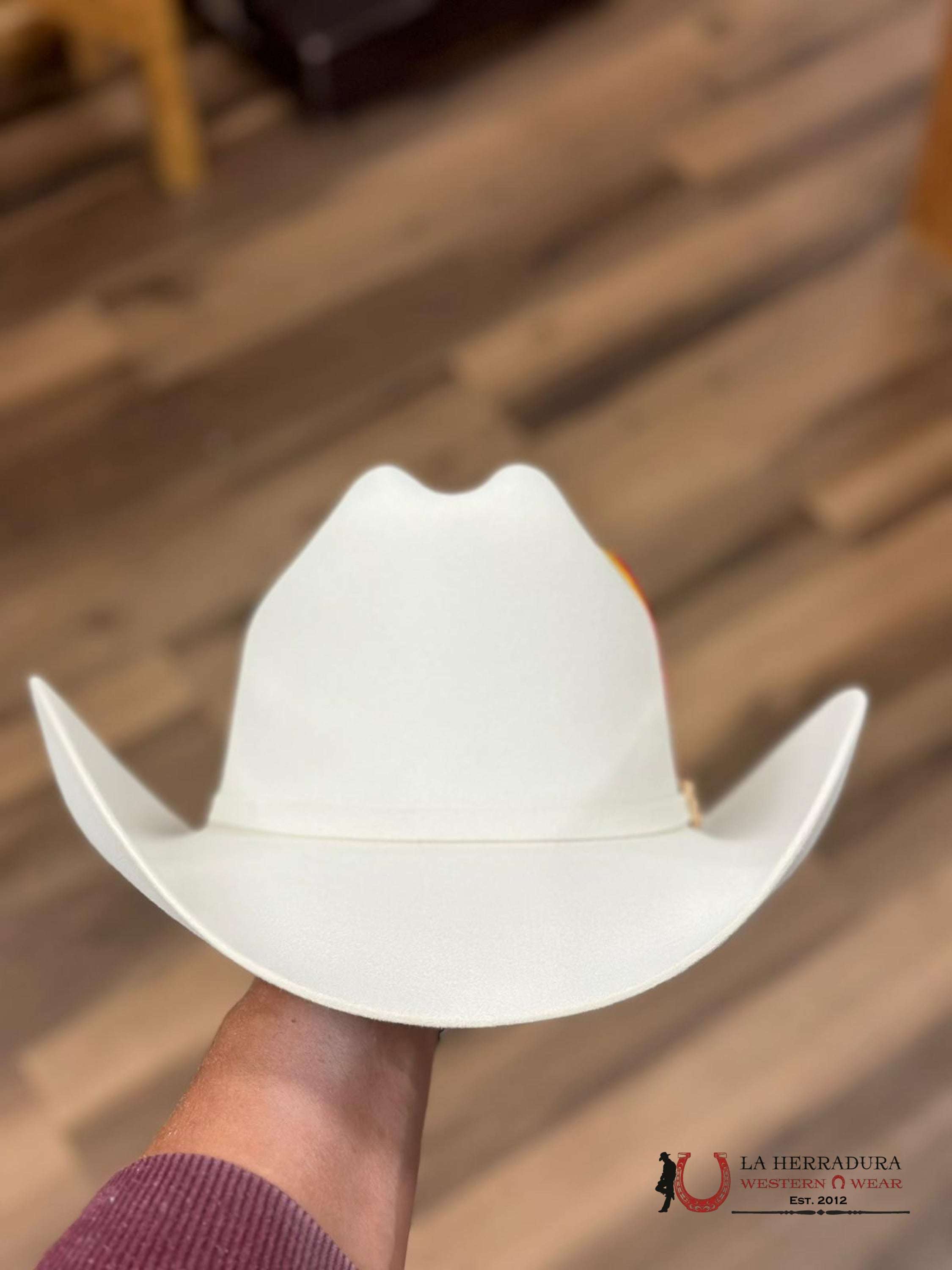 Larry Mahan´s 30X Blanco Opulento Cowboy Hat Tejana