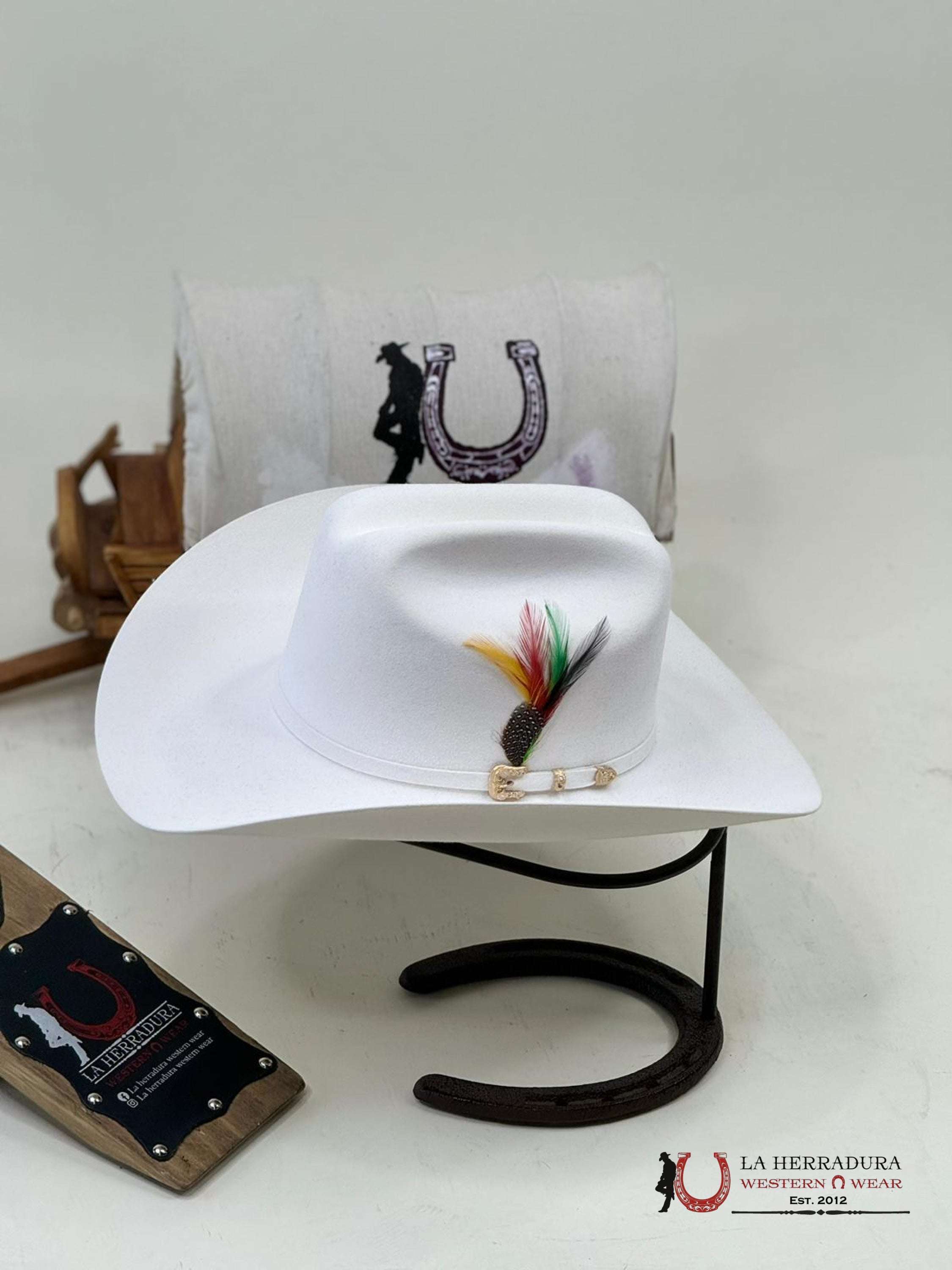 Larry Mahan´s 30X Blanco Opulento Cowboy Hat Tejana