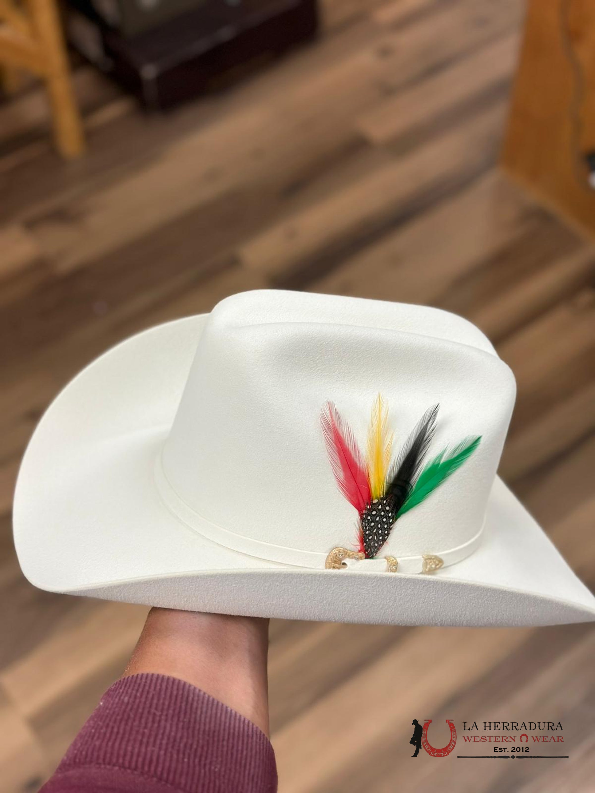 Larry Mahan´s 30X Blanco Opulento Cowboy Hat Tejana