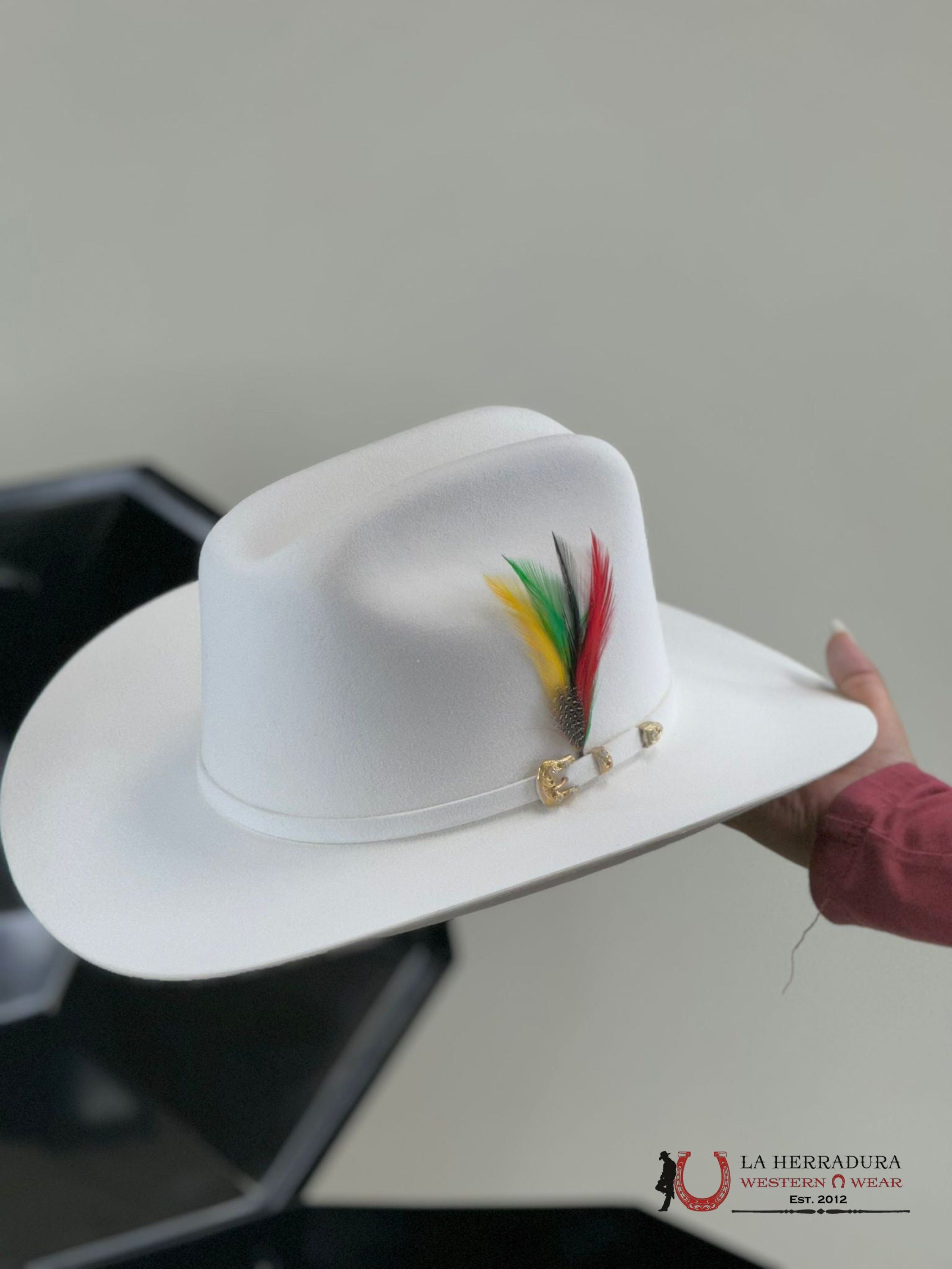 Larry Mahan´s 30X Blanco Opulento Cowboy Hat Tejana