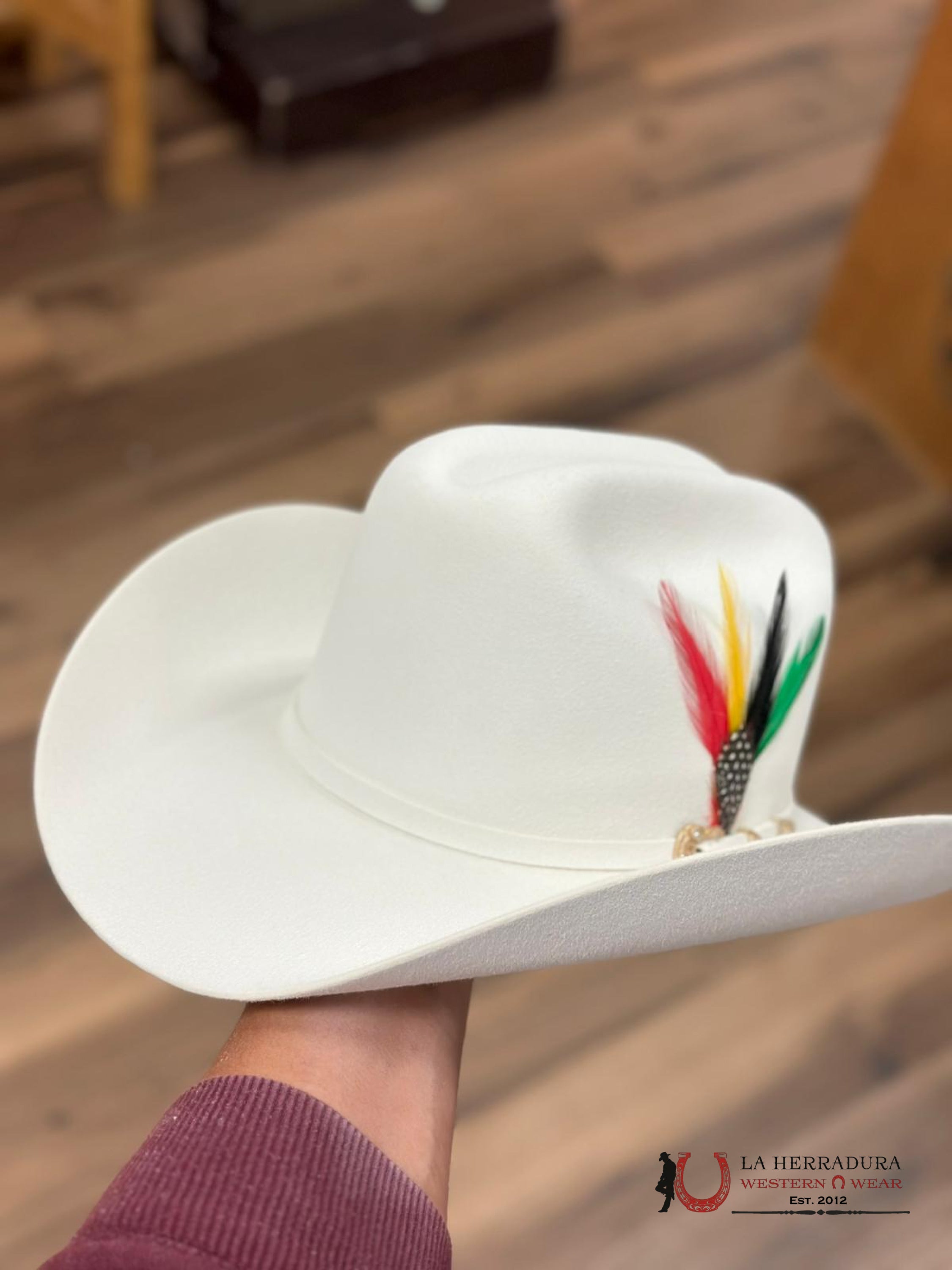 Larry Mahan´s 30X Blanco Opulento Cowboy Hat Tejana