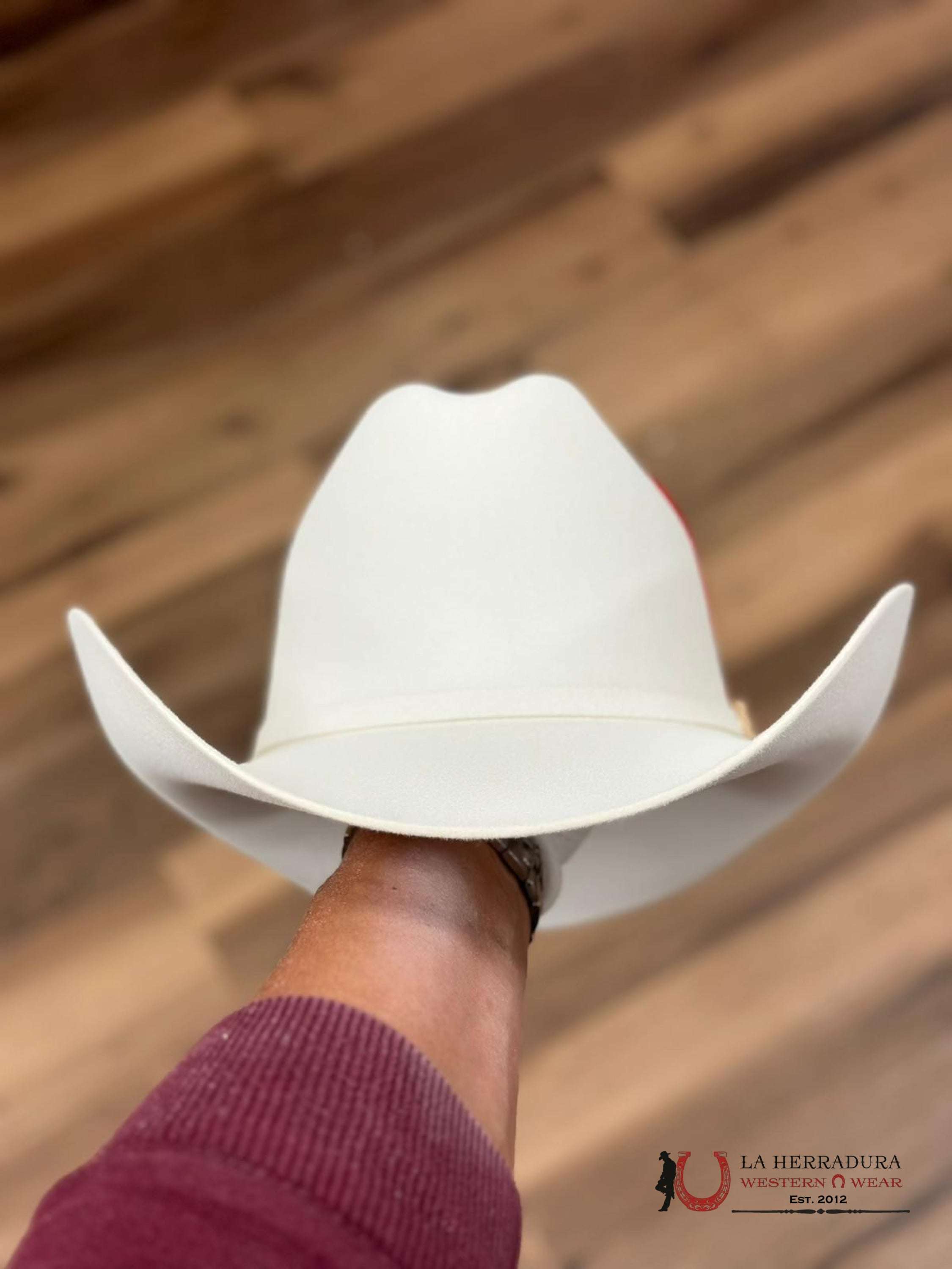 Larry Mahan´s 30X Blanco Opulento Cowboy Hat Tejana