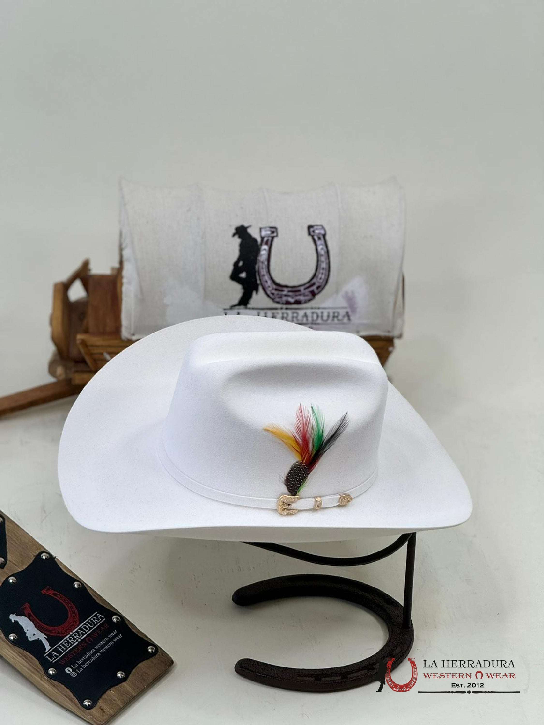 Larry Mahan´s 30X Blanco Opulento Cowboy Hat Tejana