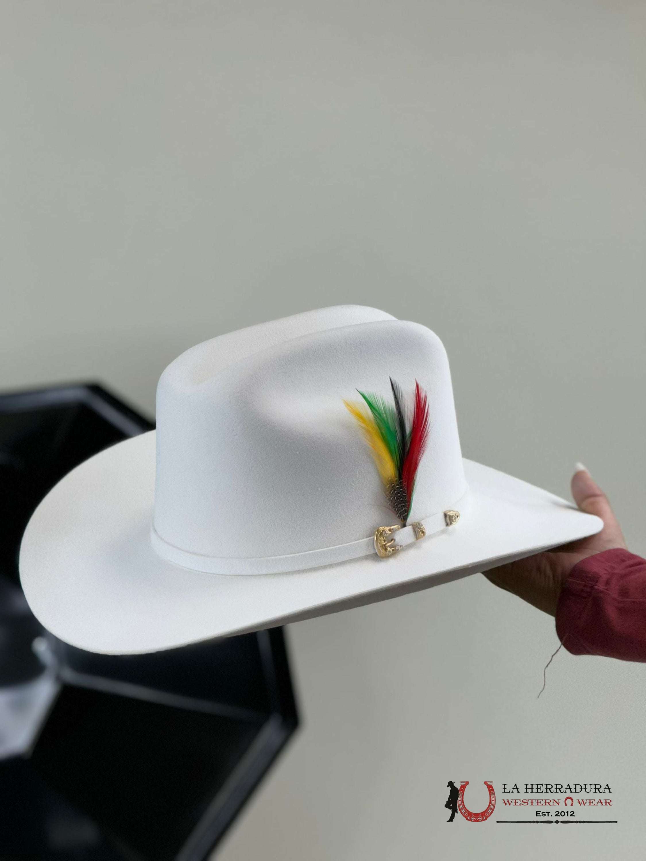 Larry Mahan´s 30X Blanco Opulento Cowboy Hat Tejana