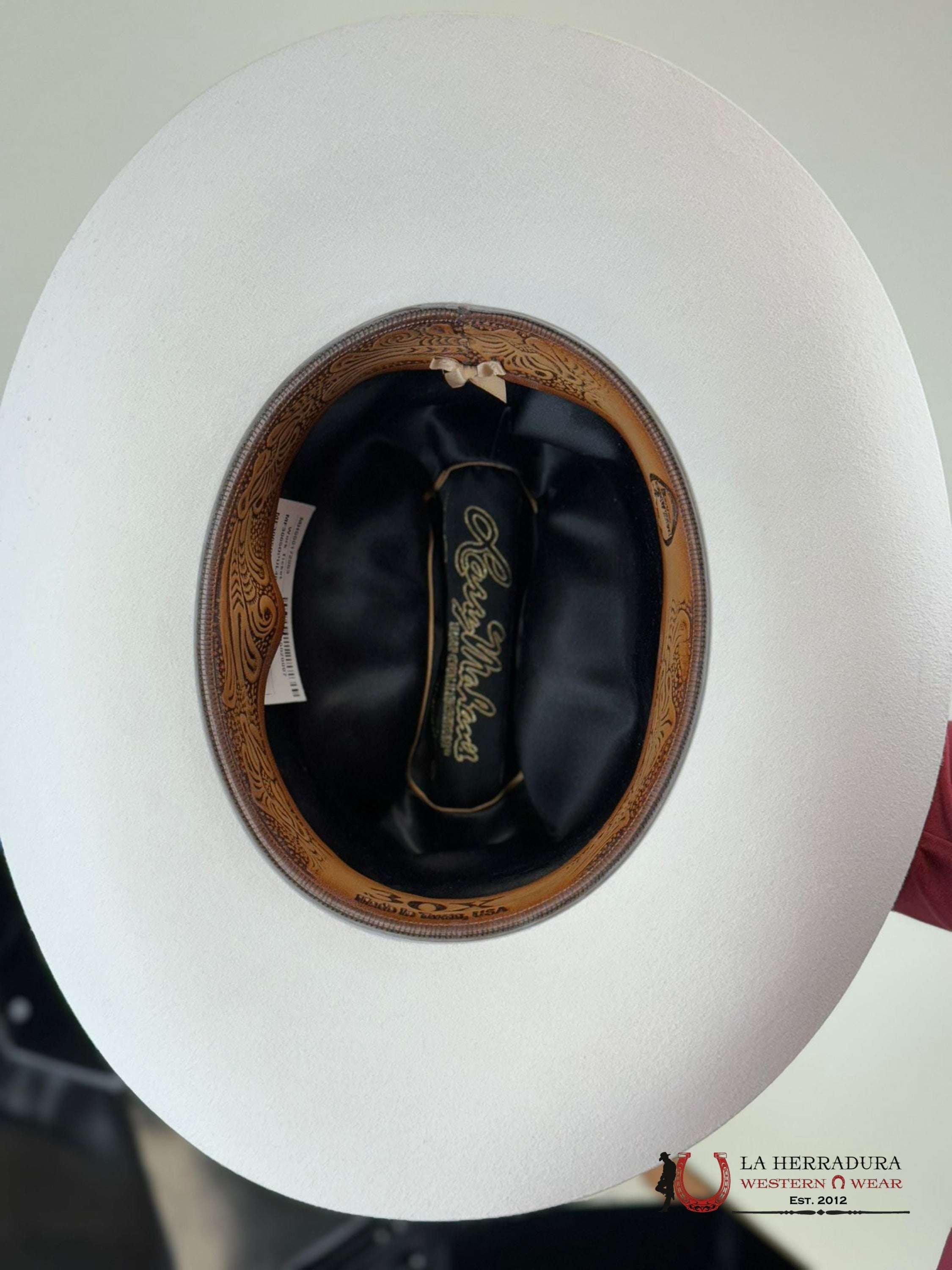 Larry Mahan´s 30X Blanco Opulento Cowboy Hat Tejana