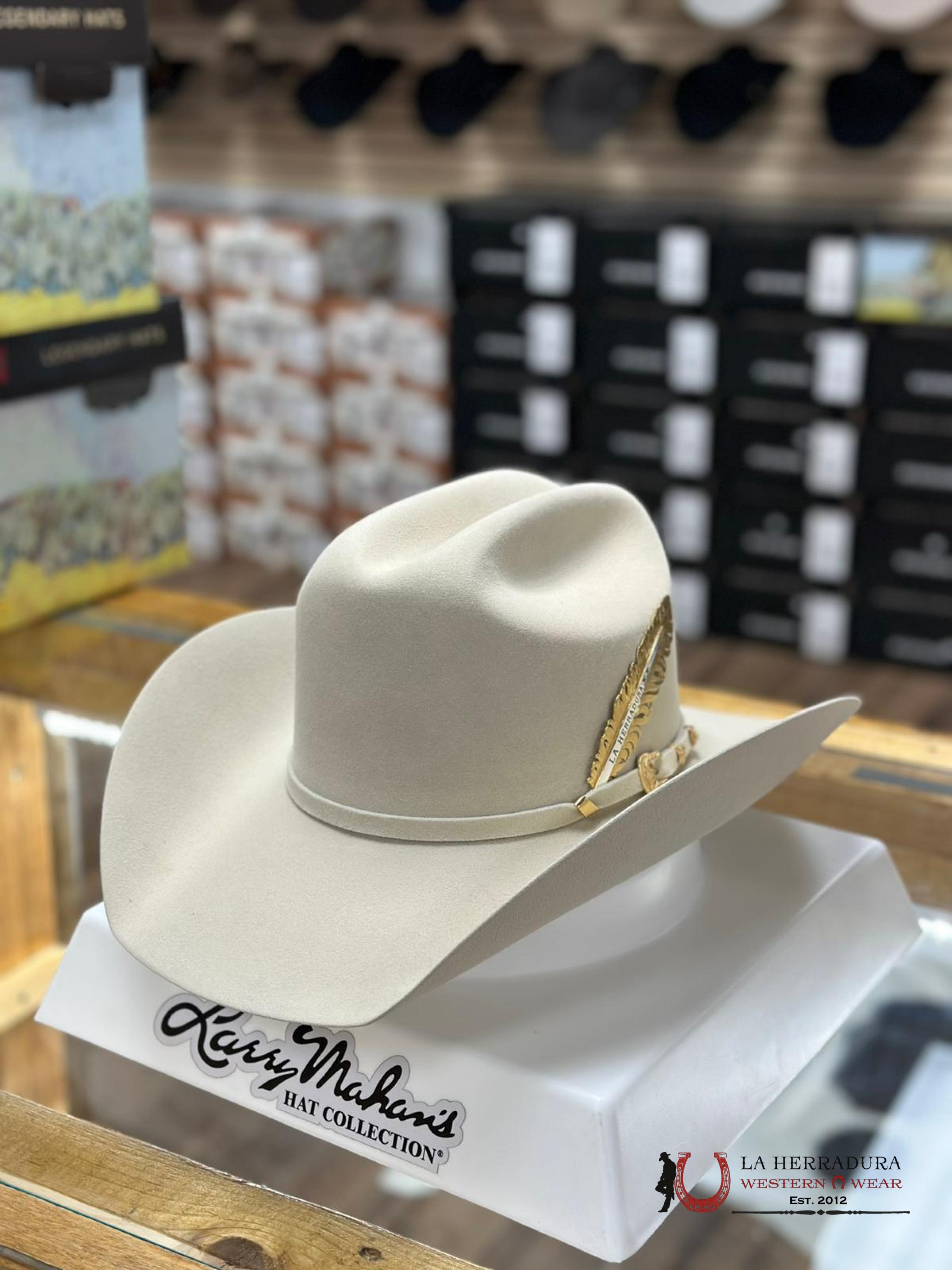 Larry Mahan´s 30X Cowboy Hat Silver Belly Tejana