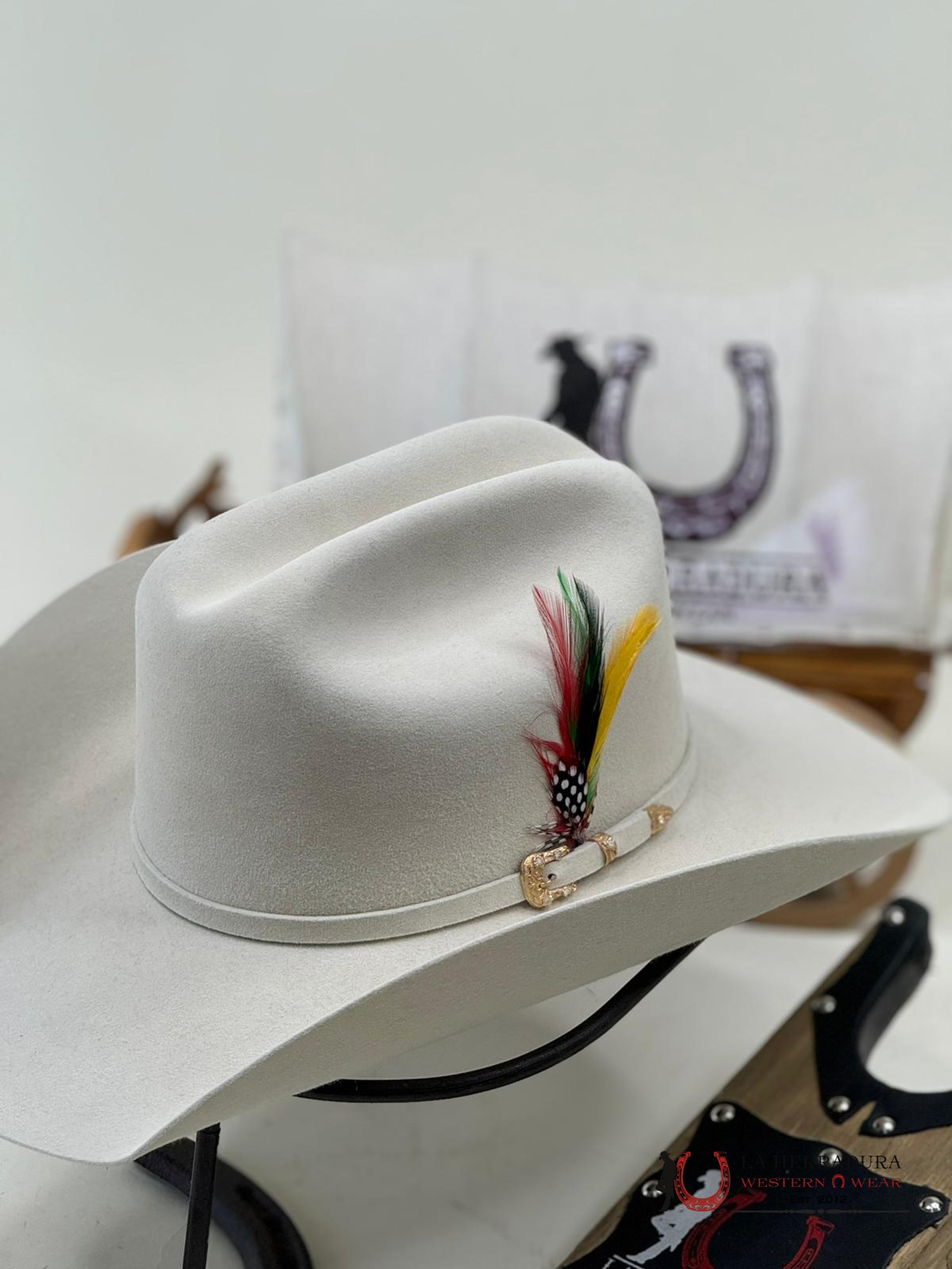 Larry Mahan´s 30X Cowboy Hat Silver Belly Tejana