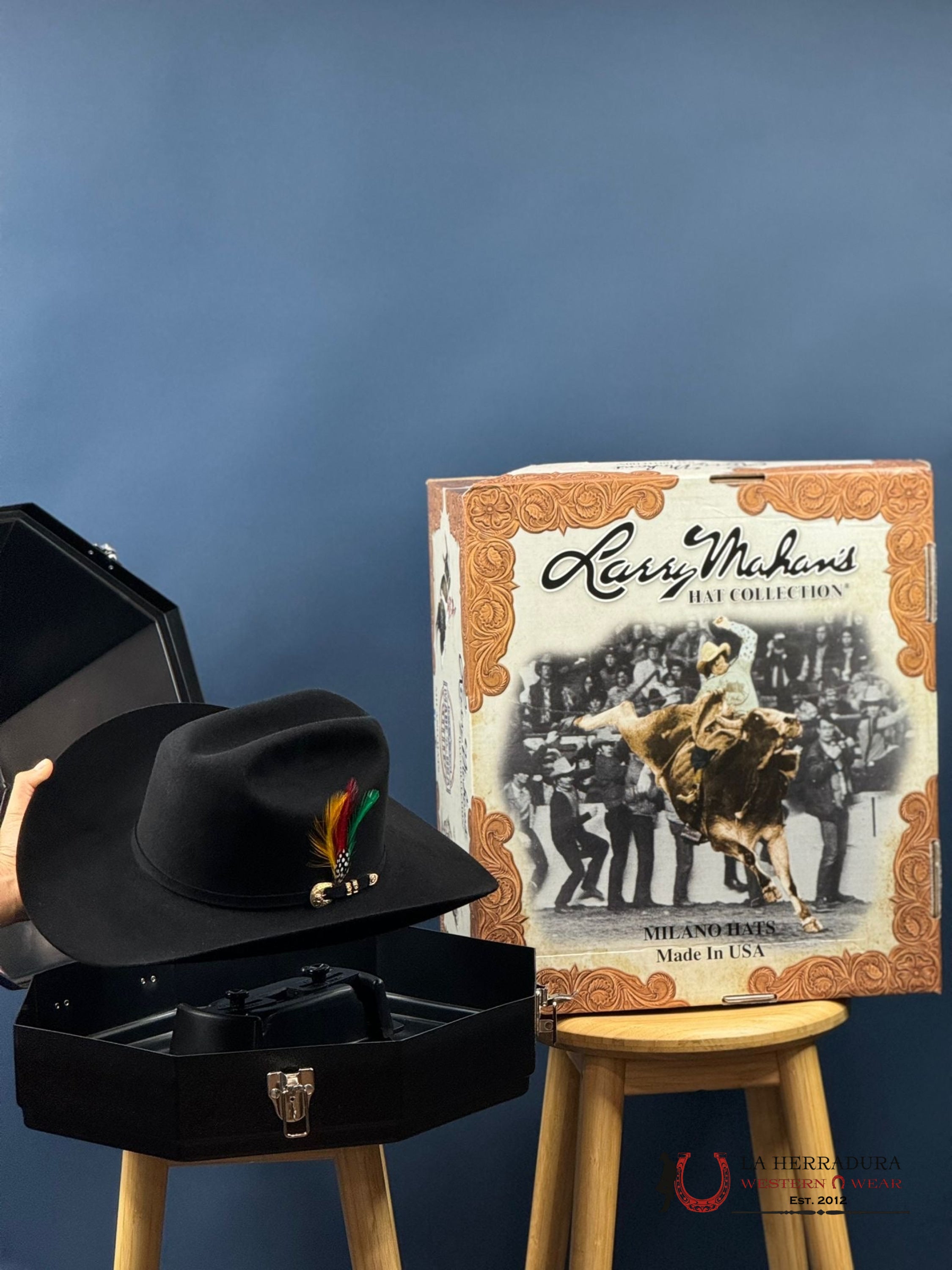 Larry Mahan´s 500X Superior Cowboy Hat Negro Tejana
