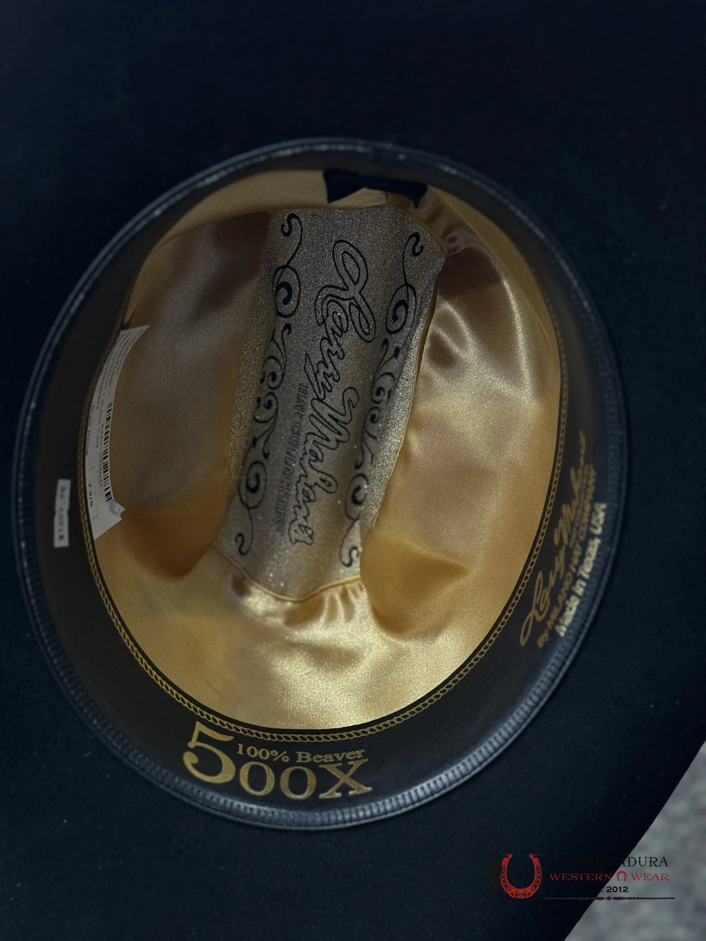 Larry Mahan´s 500X Superior Cowboy Hat Negro Tejana
