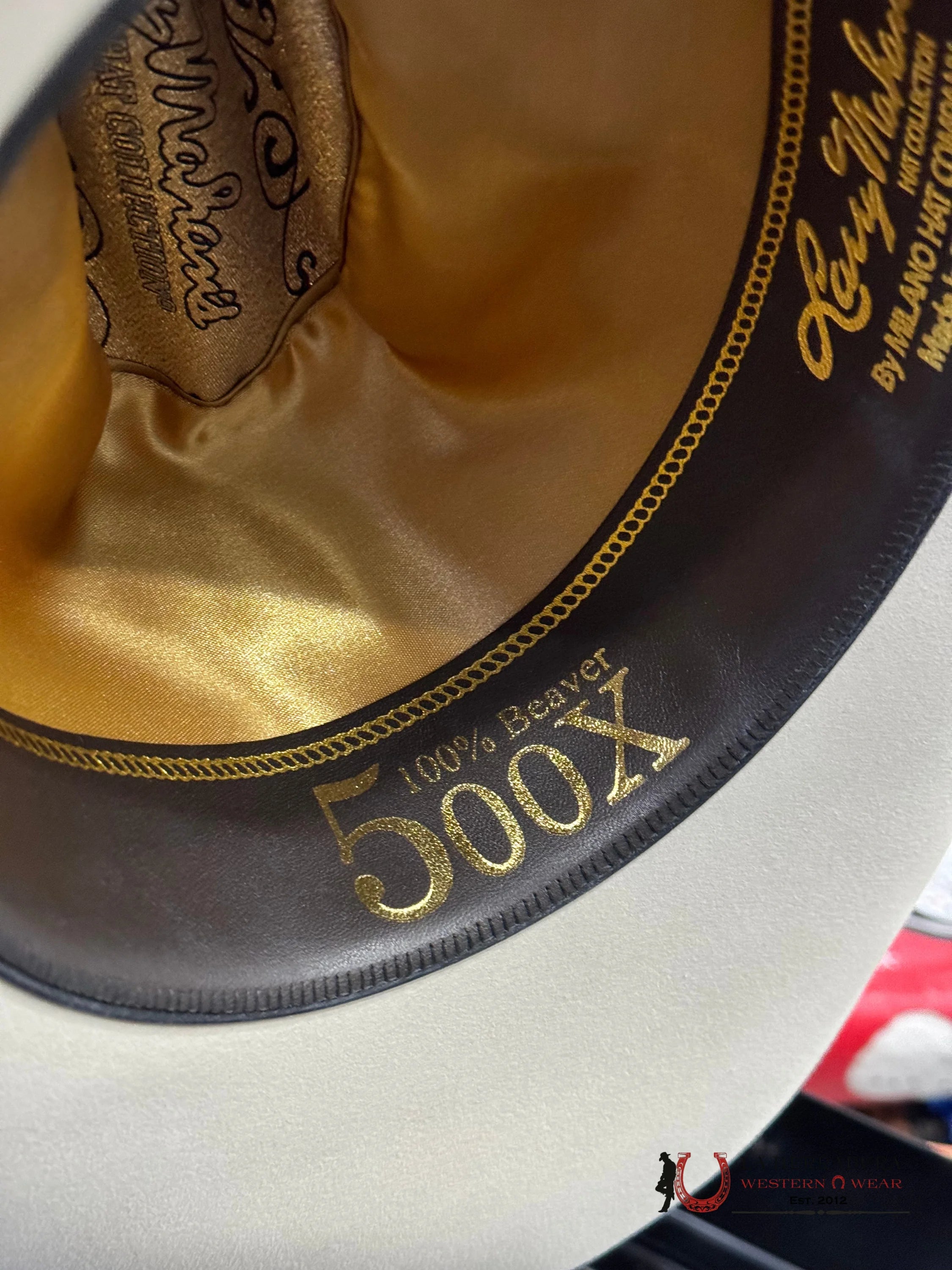 Larry Mahan´s 500X Superior Cowboy Hat Silver Belly Tejana