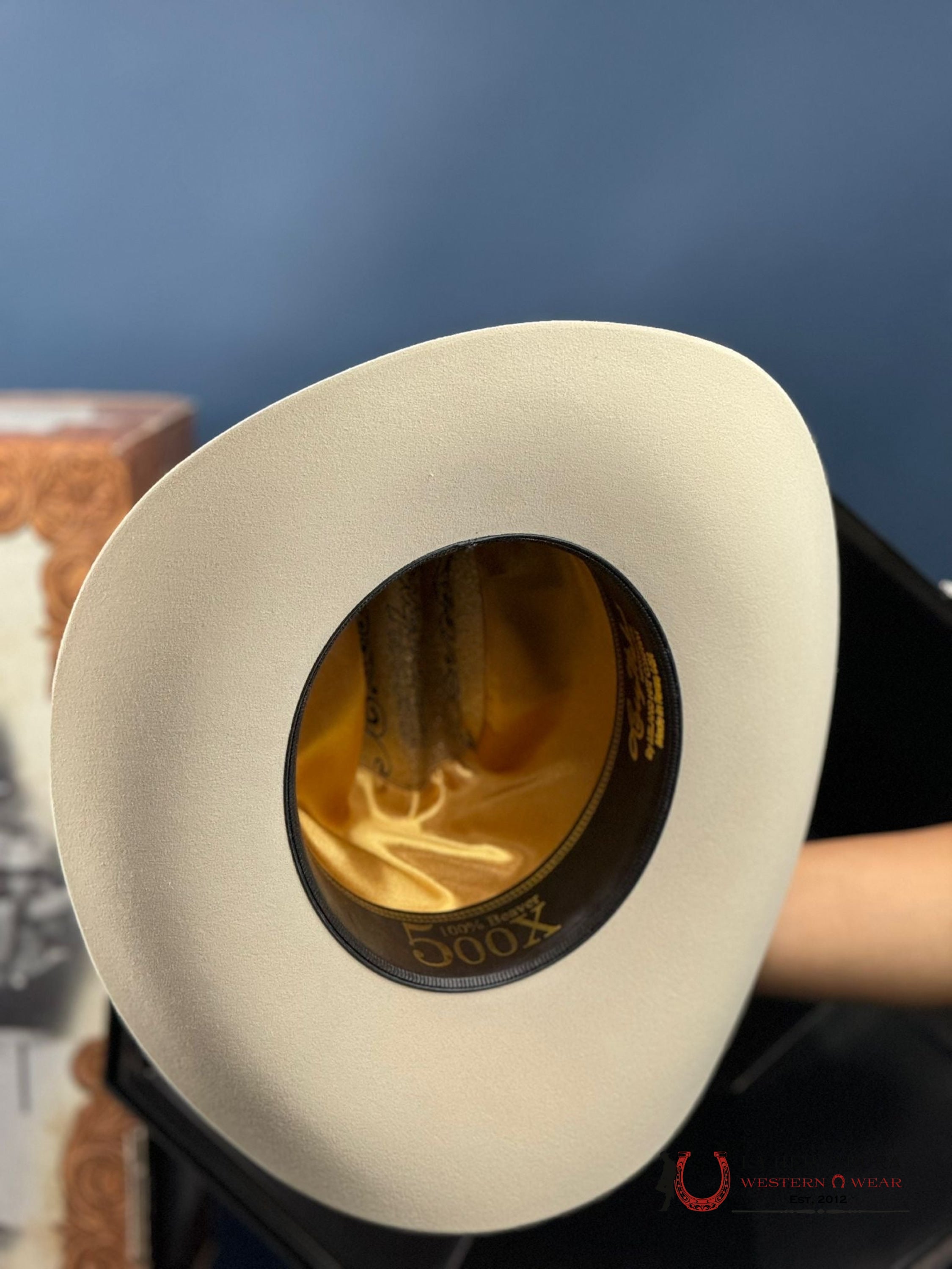 Larry Mahan´s 500X Superior Cowboy Hat Silver Belly Tejana