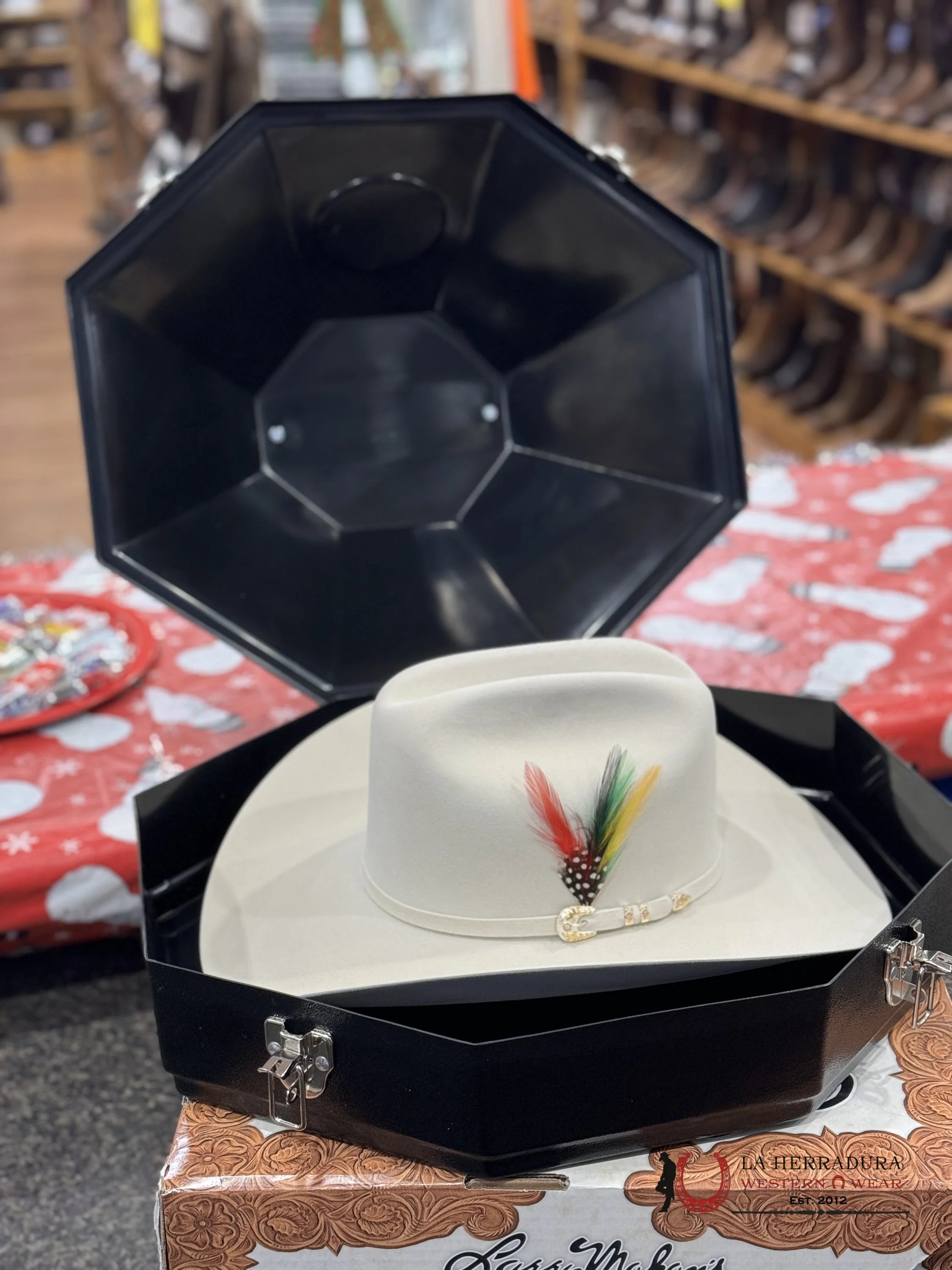 Larry Mahan´s 500X Superior Cowboy Hat Silver Belly Tejana