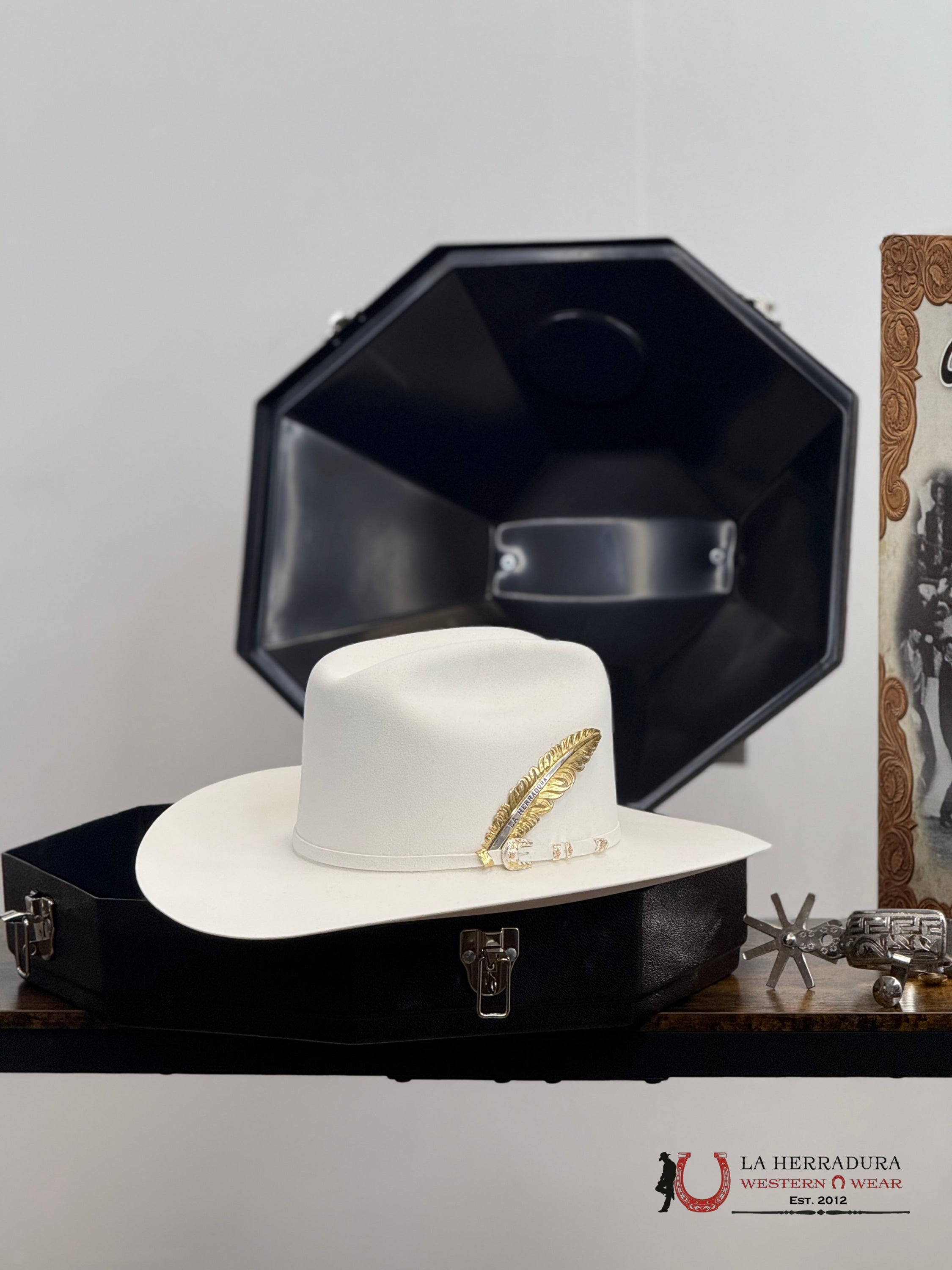 Larry Mahan´s 500X Superior Cowboy Hat White Tejana