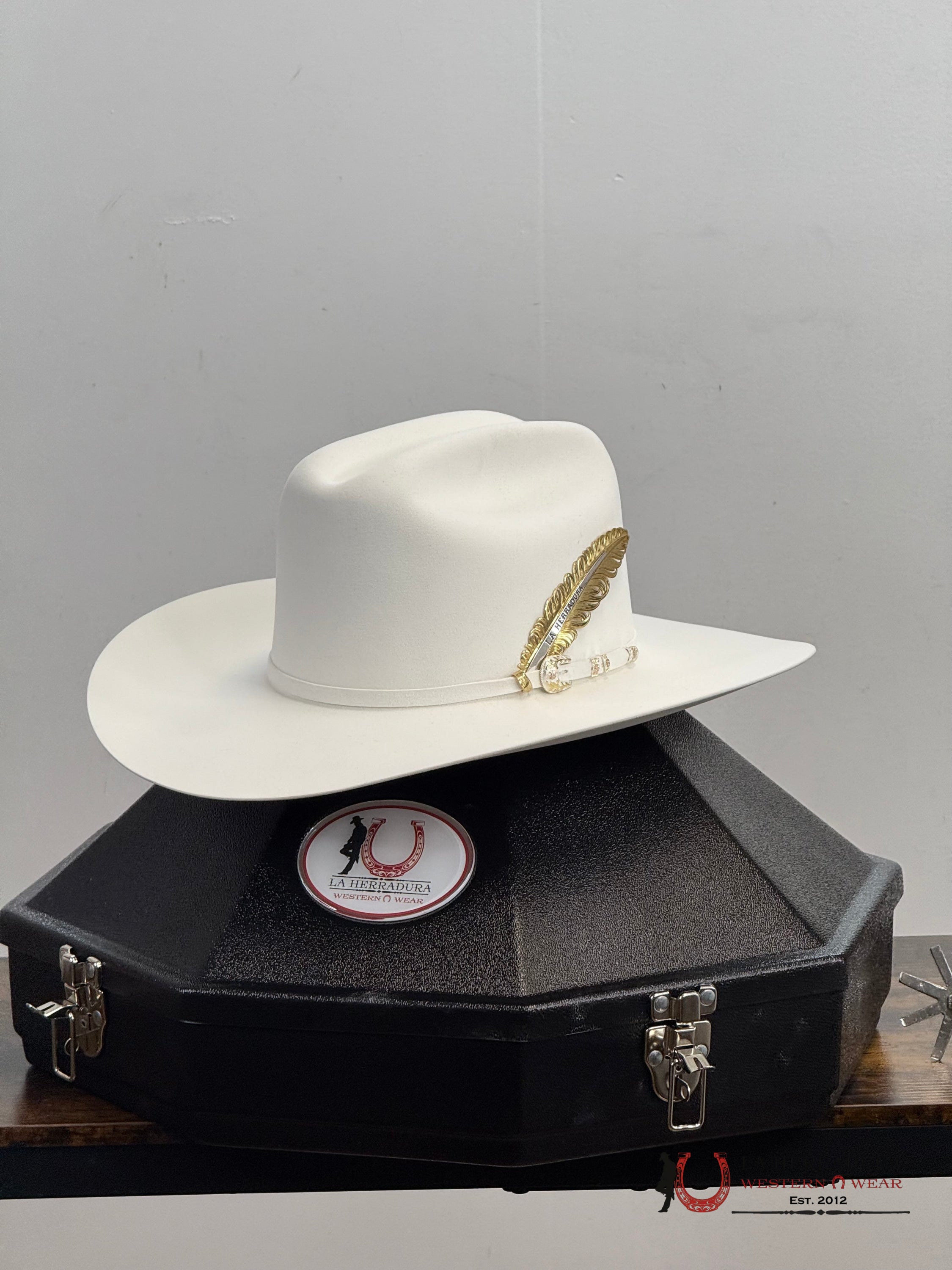 Larry Mahan´s 500X Superior Cowboy Hat White Tejana