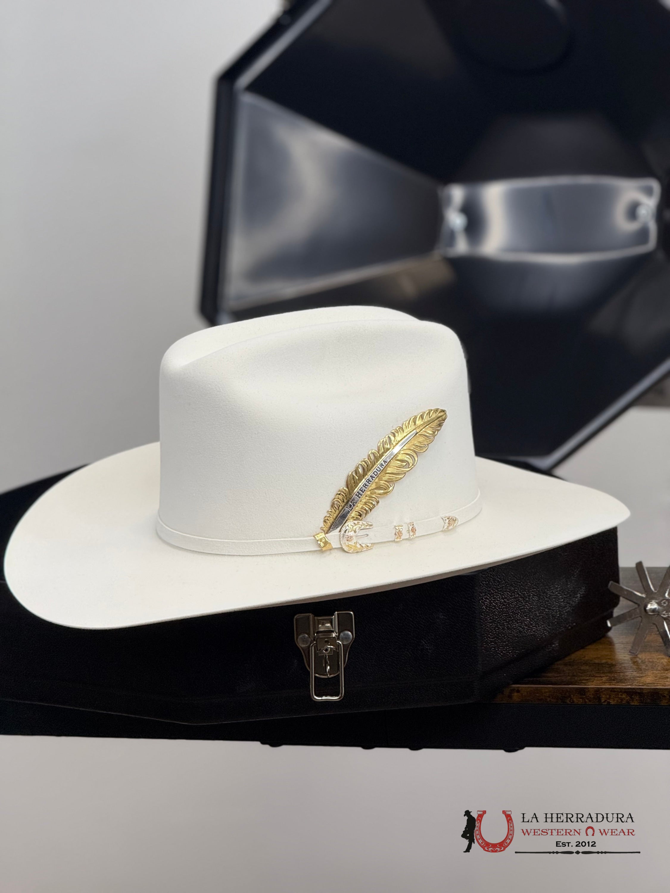 Larry Mahan´s 500X Superior Cowboy Hat White Tejana