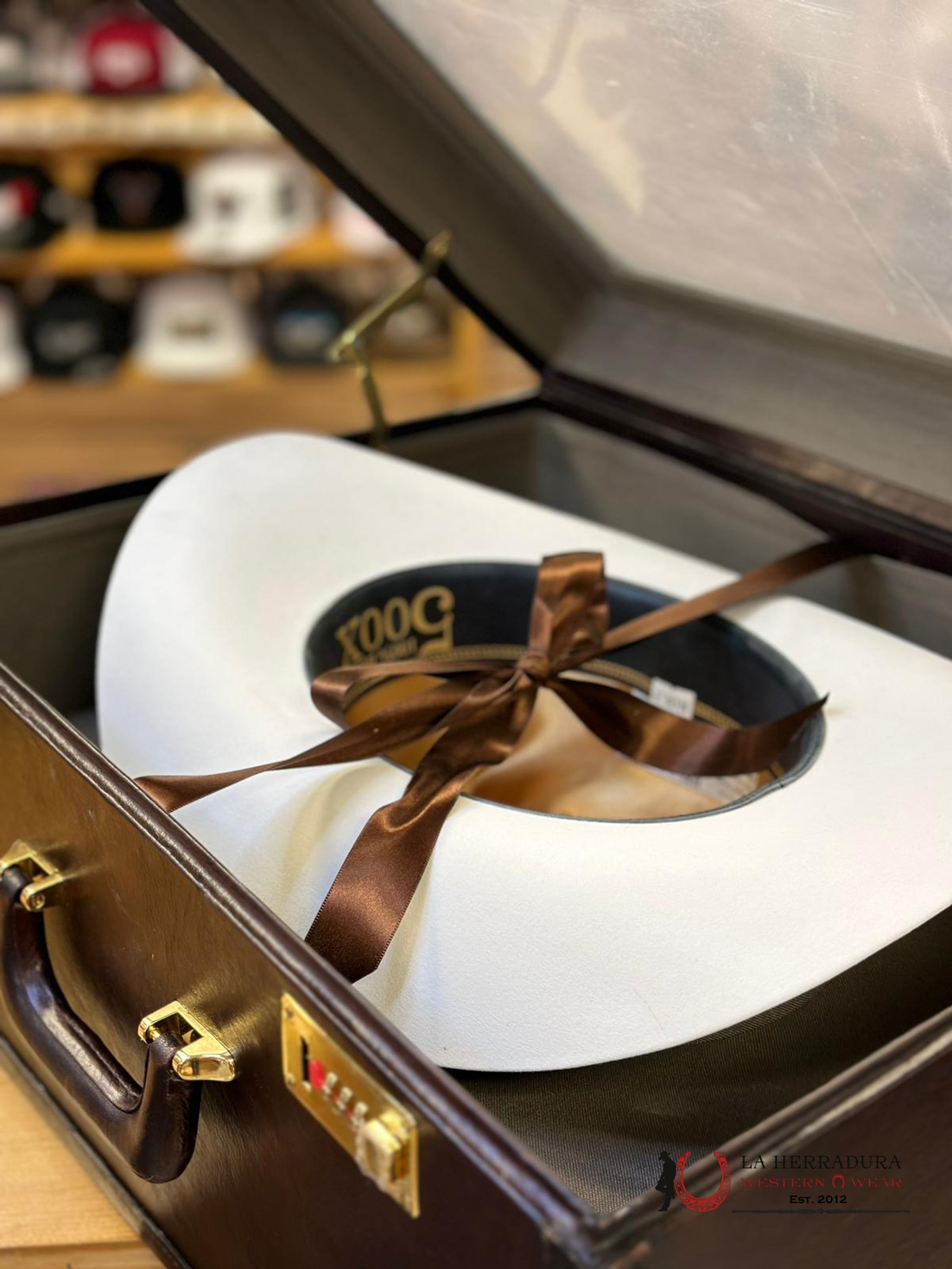 Larry Mahan´s 500X Superior Cowboy Hat White Tejana