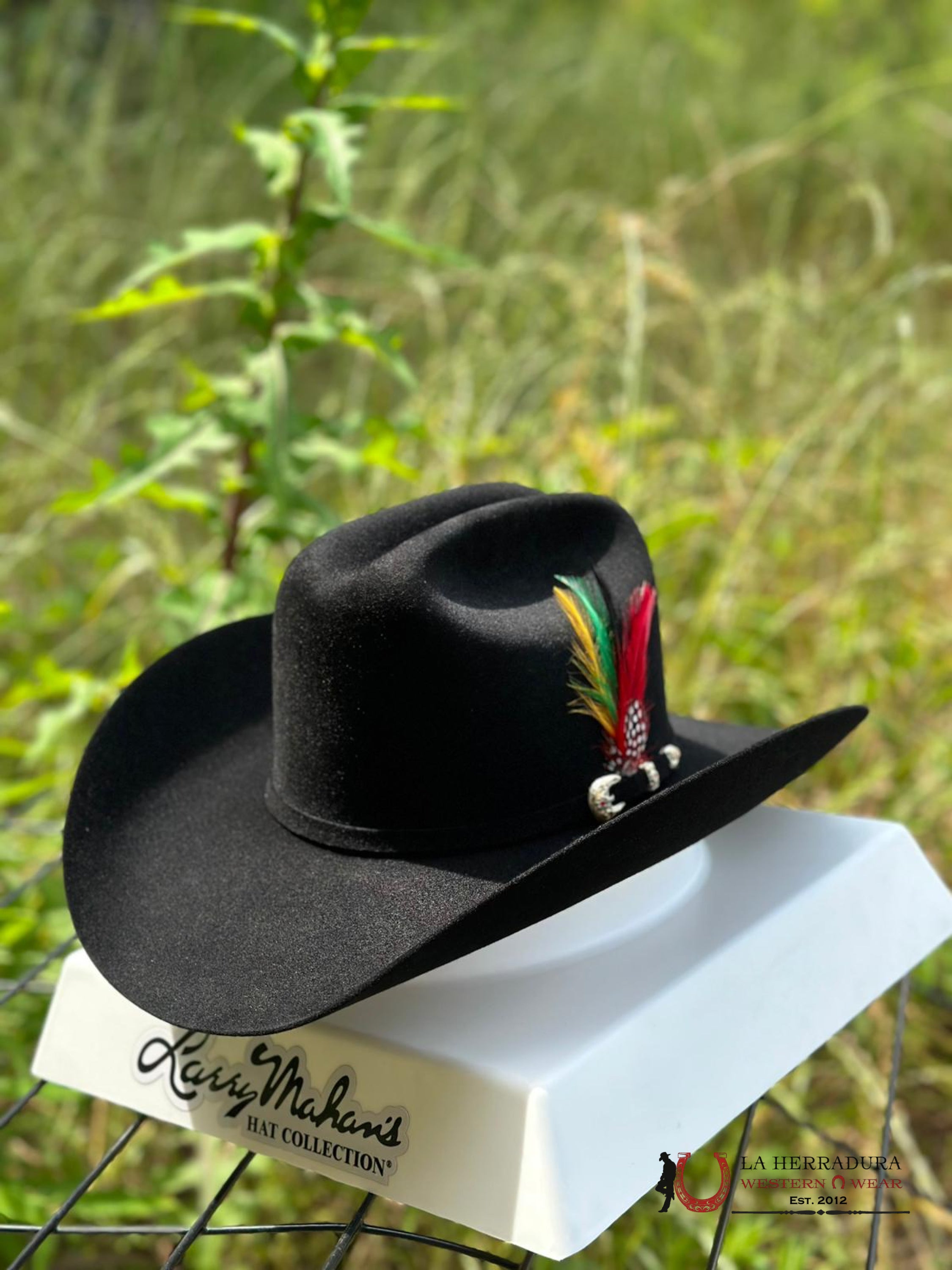 Larry Mahan´s 6X Real Black Coyboy Hats Tejana