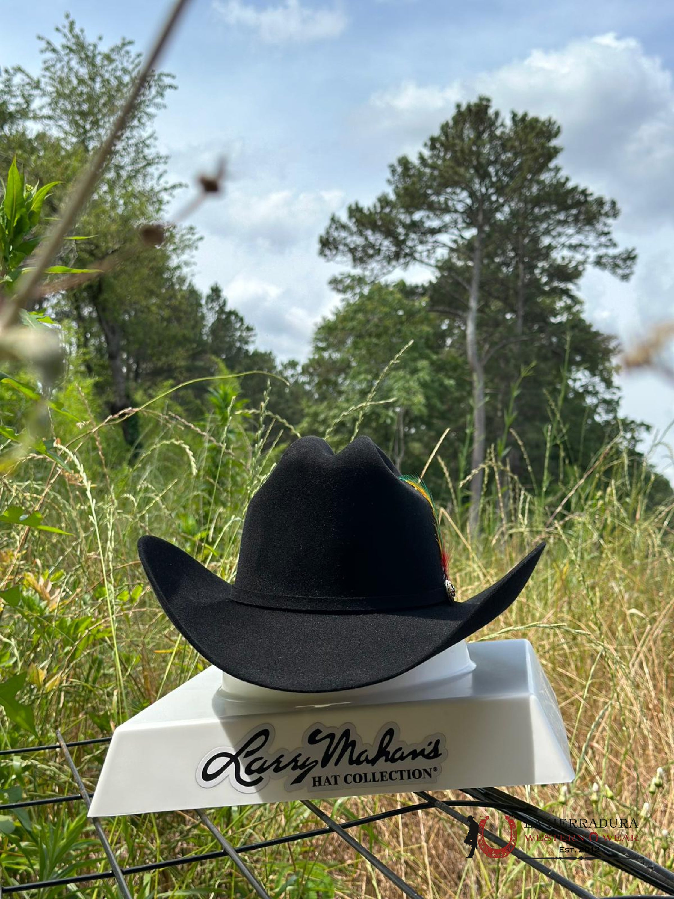 Larry Mahan´s 6X Real Black Coyboy Hats Tejana