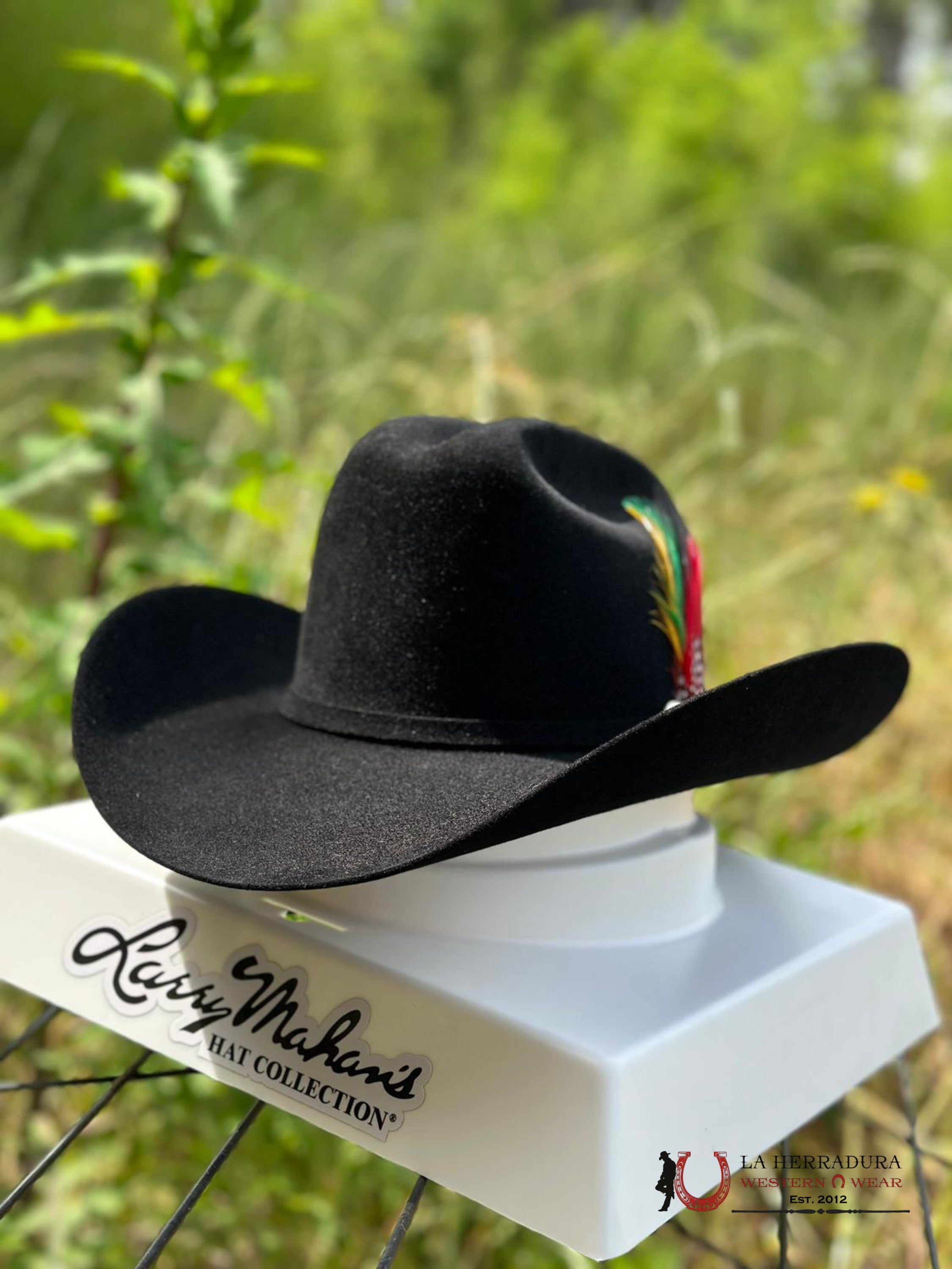 Larry Mahan´s 6X Real Black Coyboy Hats Tejana