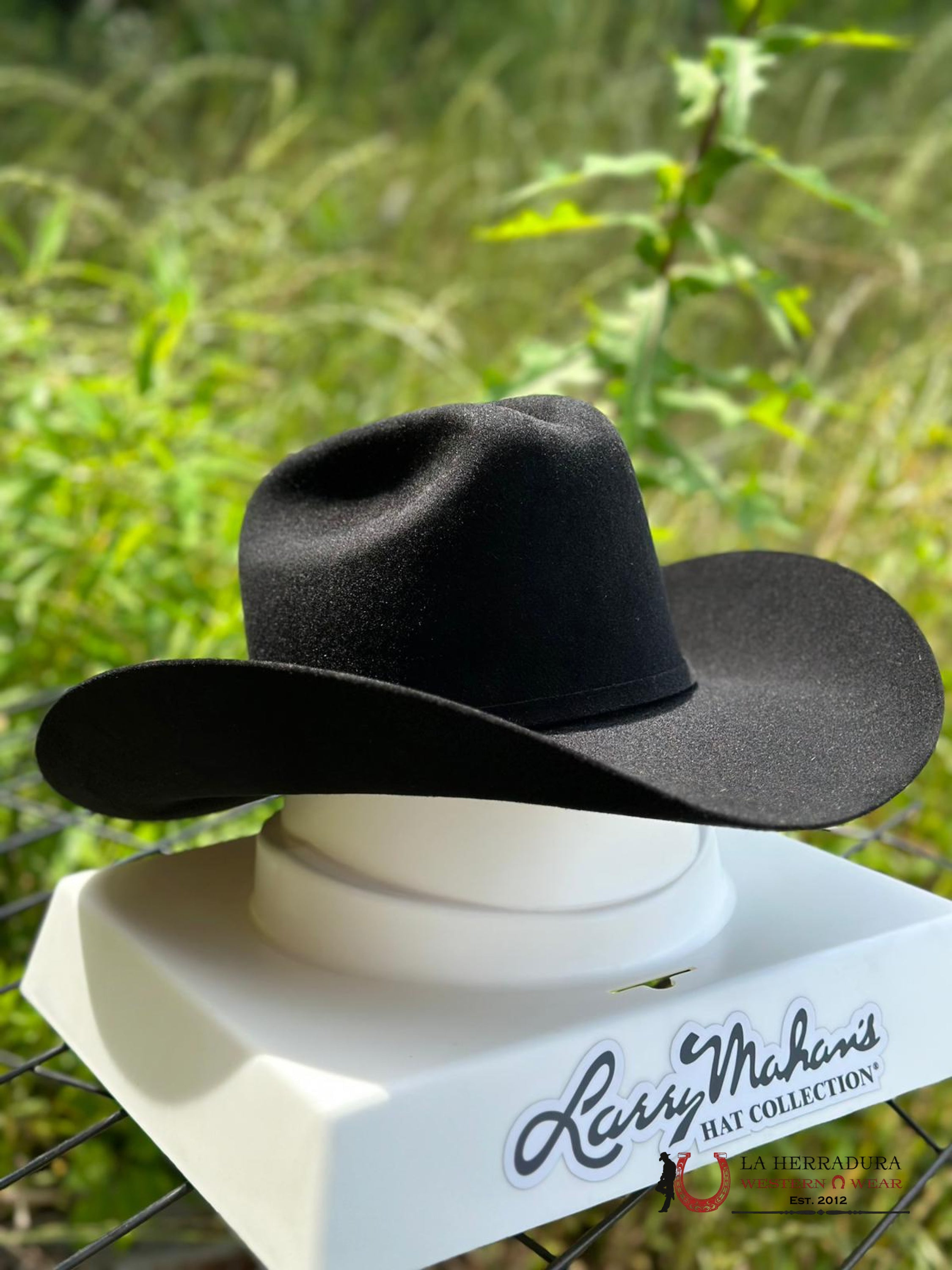 Larry Mahan´s 6X Real Black Coyboy Hats Tejana