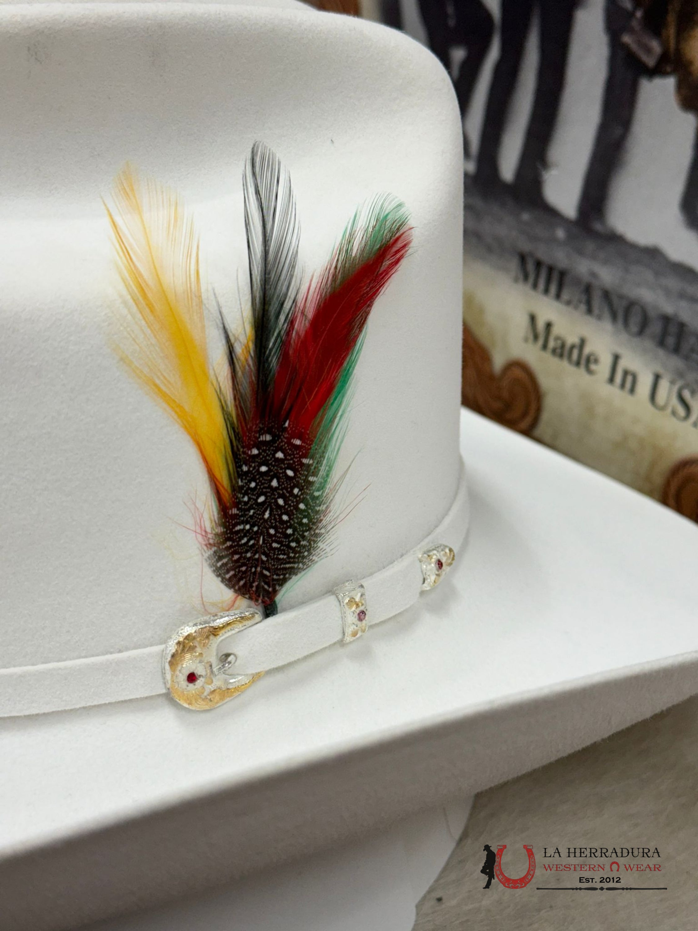 Larry Mahan´s 6X Real White Coyboy Hats Tejana