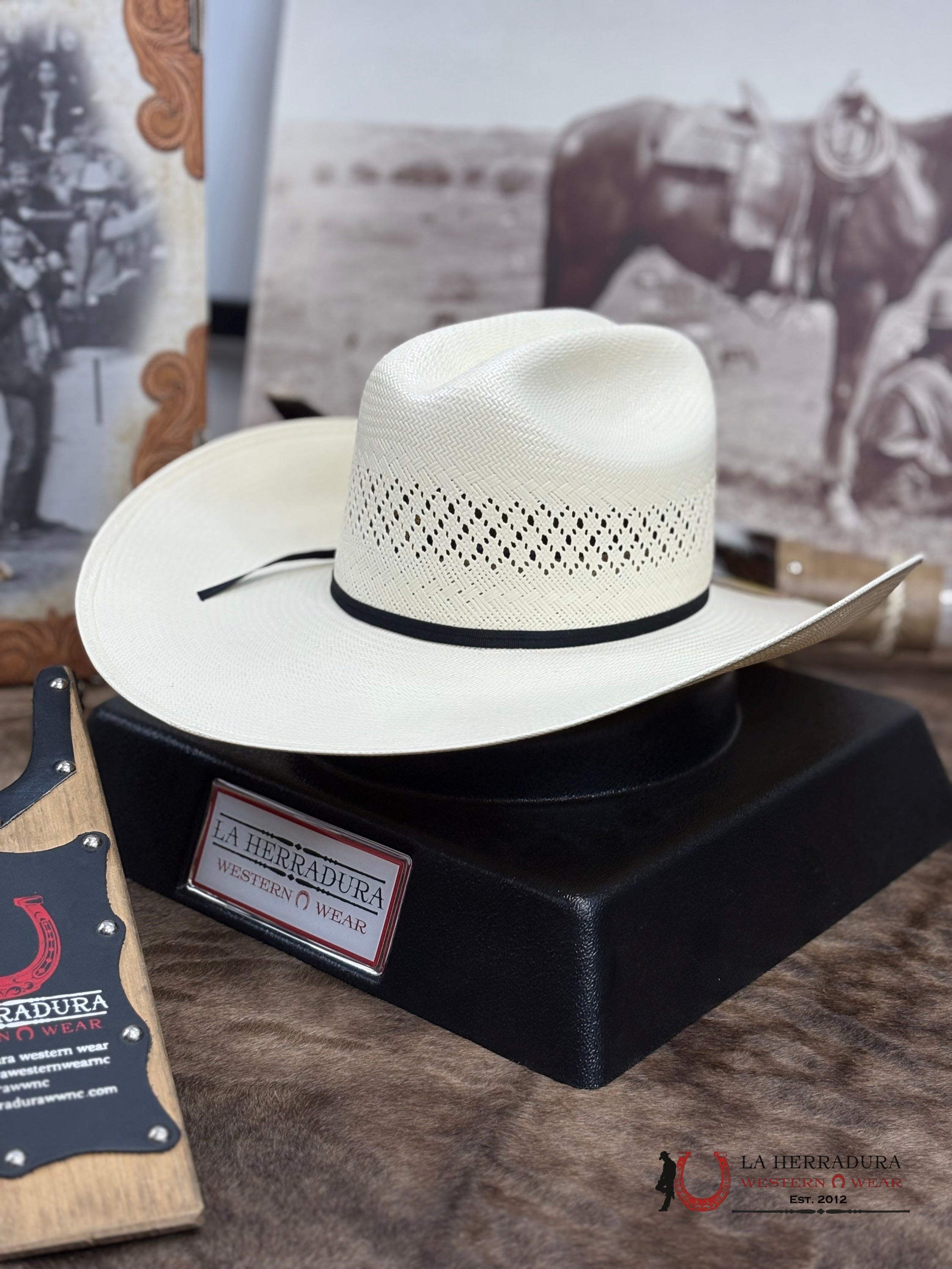 Larry Mahan’s Straw Hats Malboro Style 10x TEJANA