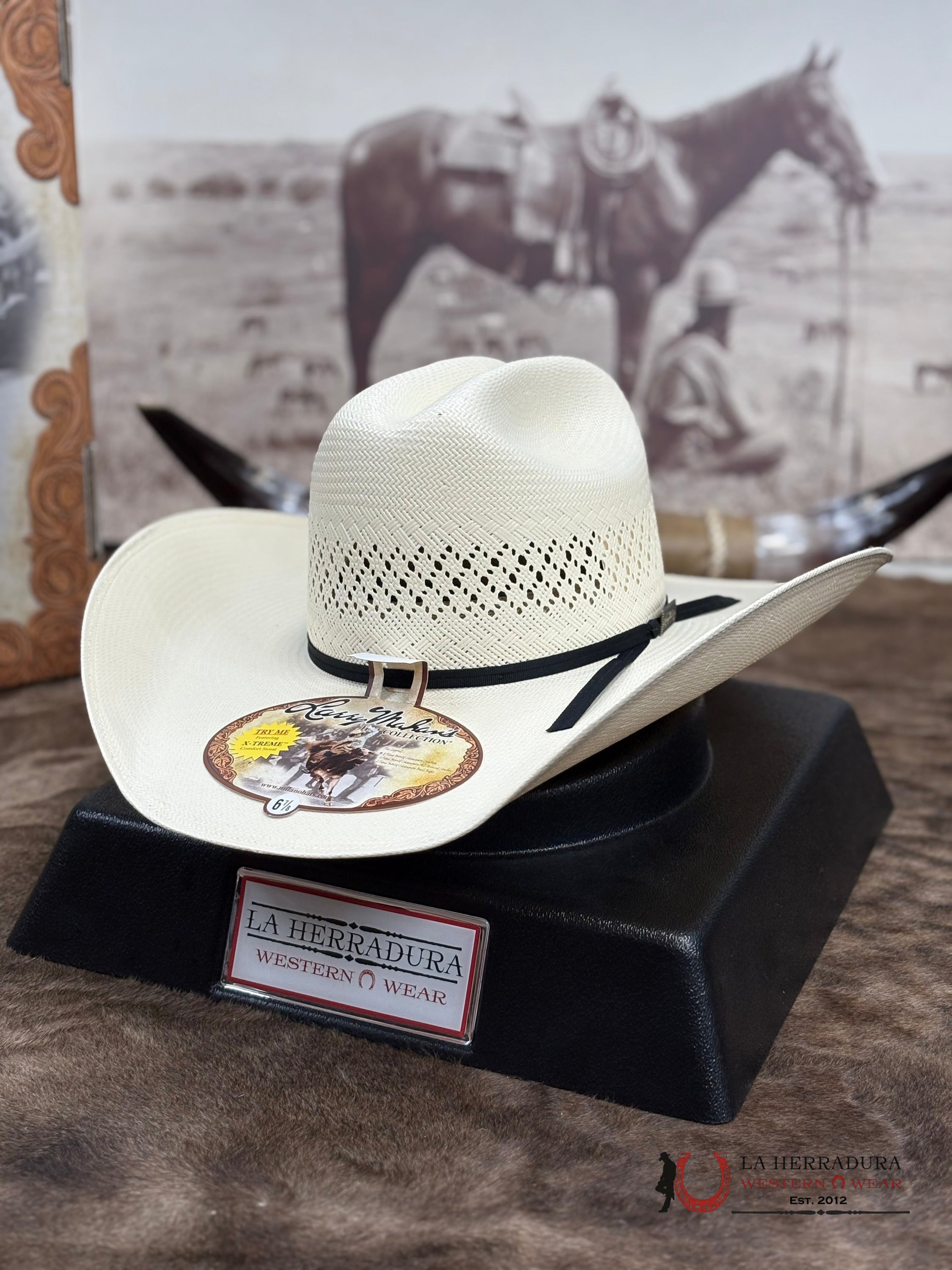 Larry Mahan’s Straw Hats Malboro Style 10x TEJANA