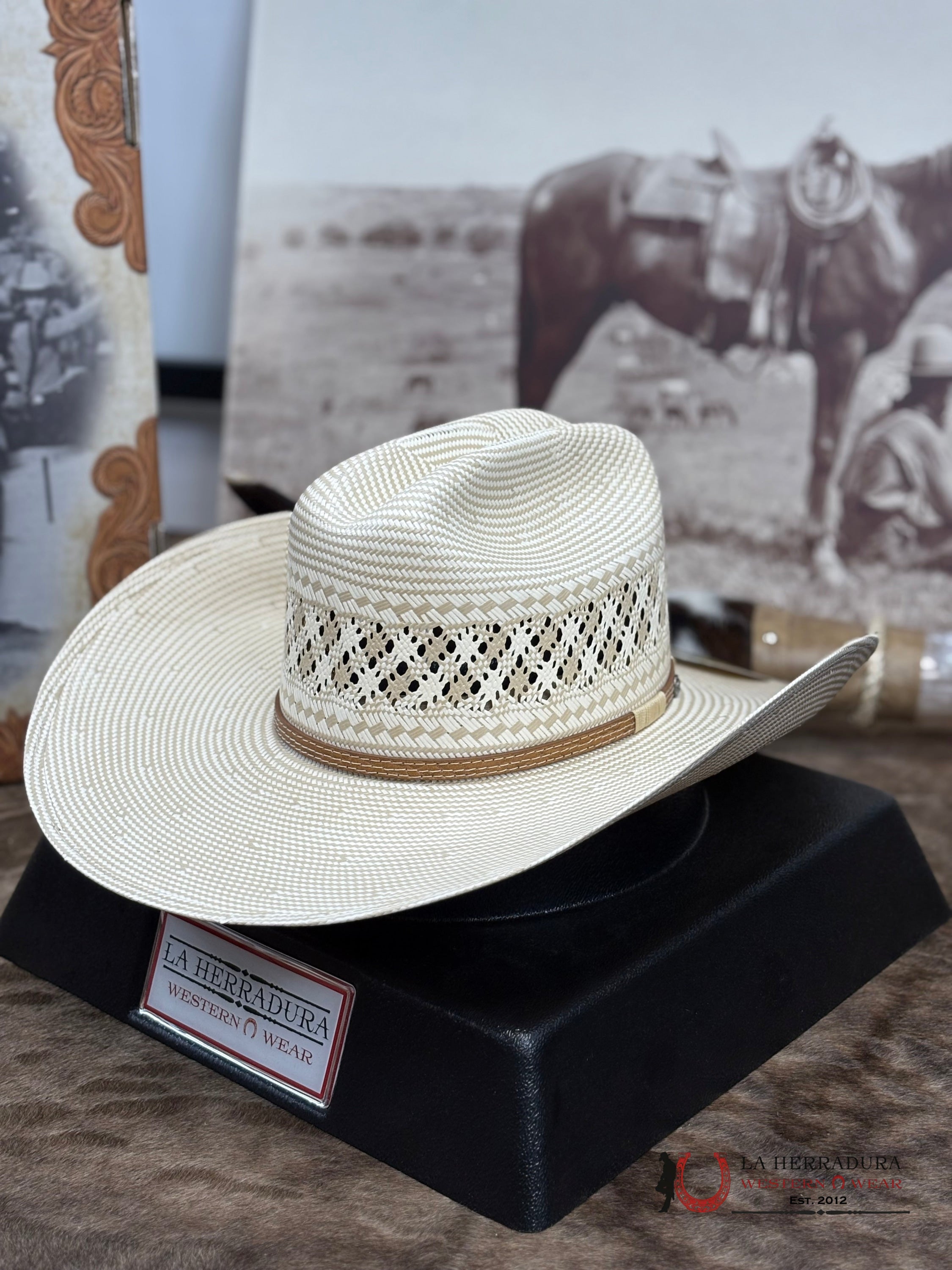 Larry Mahan’s Straw Hats Malboro Style 10x Ivory TEJANA