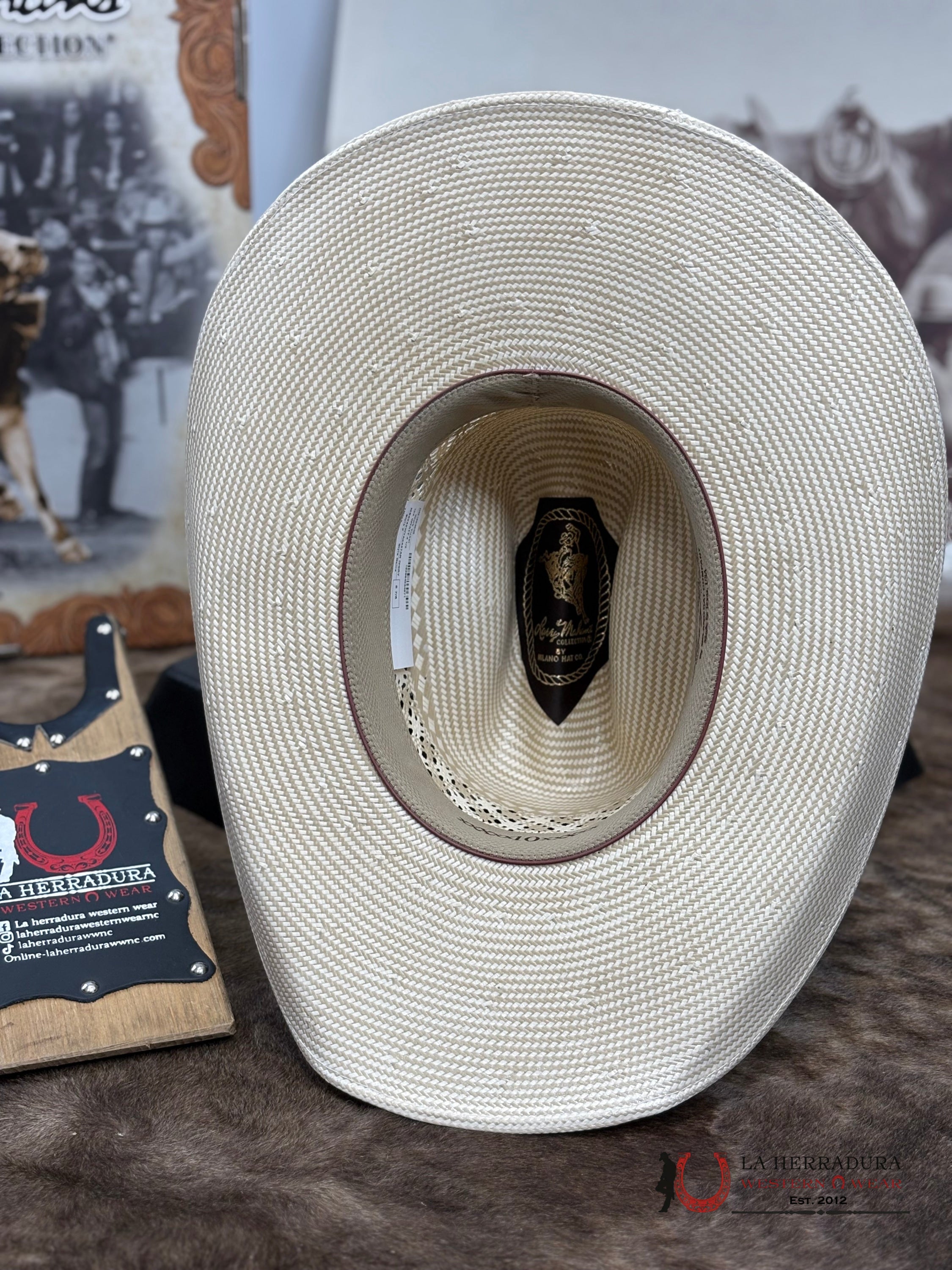Larry Mahan’s Straw Hats Malboro Style 10x Ivory TEJANA