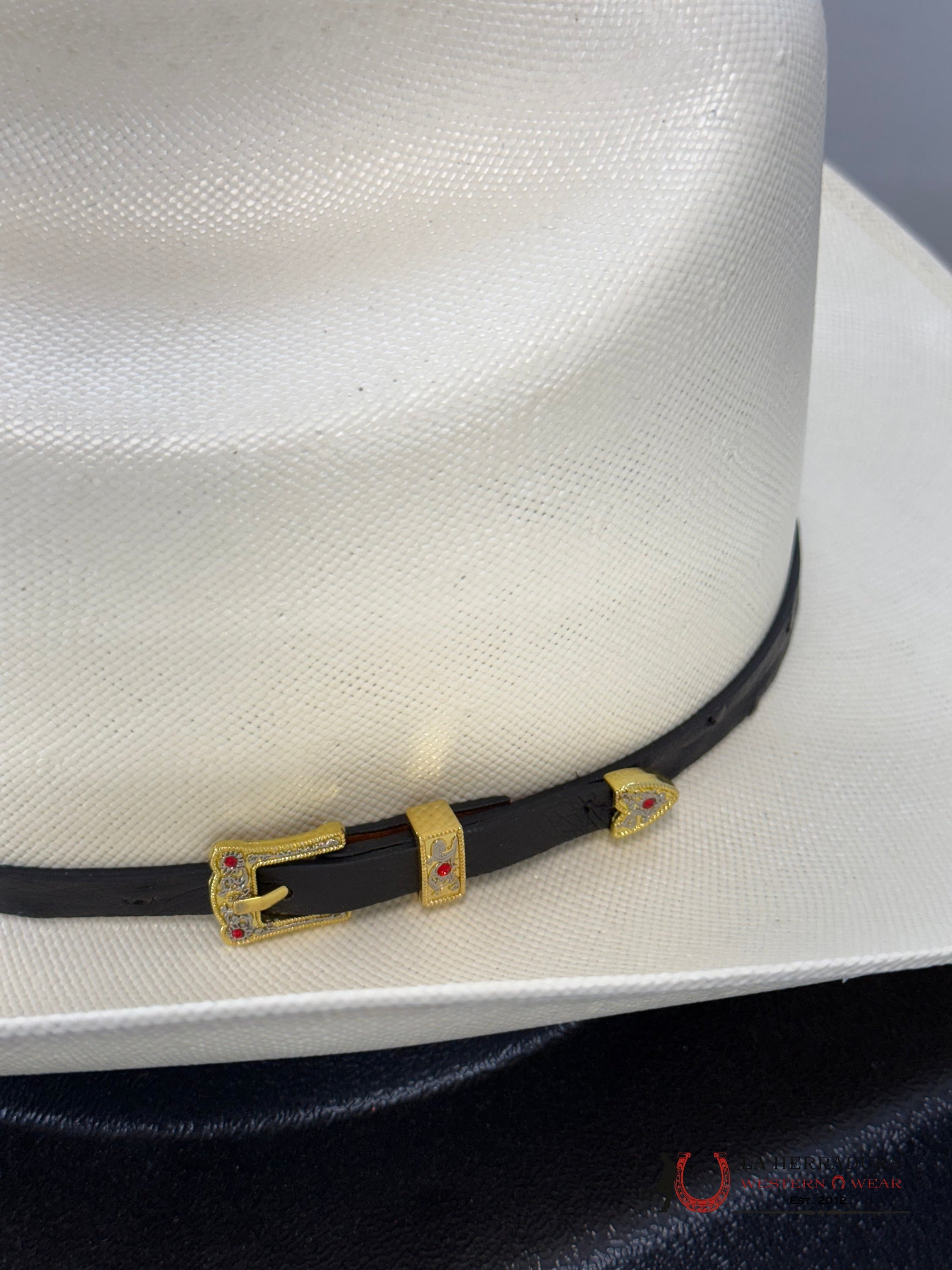 Larry Mahan’s Straw Hats Corona Back / Sinaloa Style 30X Copa alta TEJANA