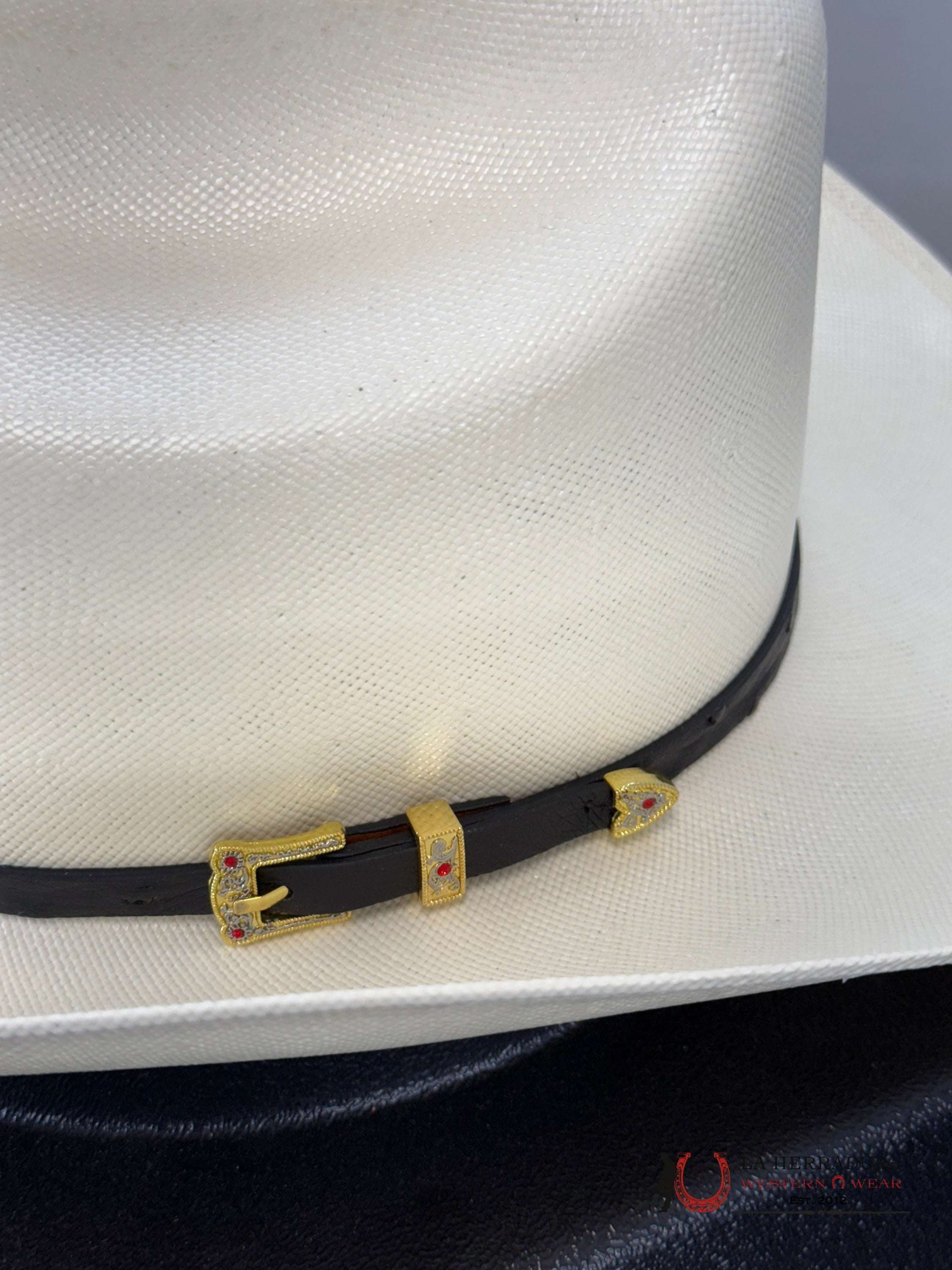 Larry Mahan’s Straw Hats Corona Back / Sinaloa Style 30X Copa alta TEJANA