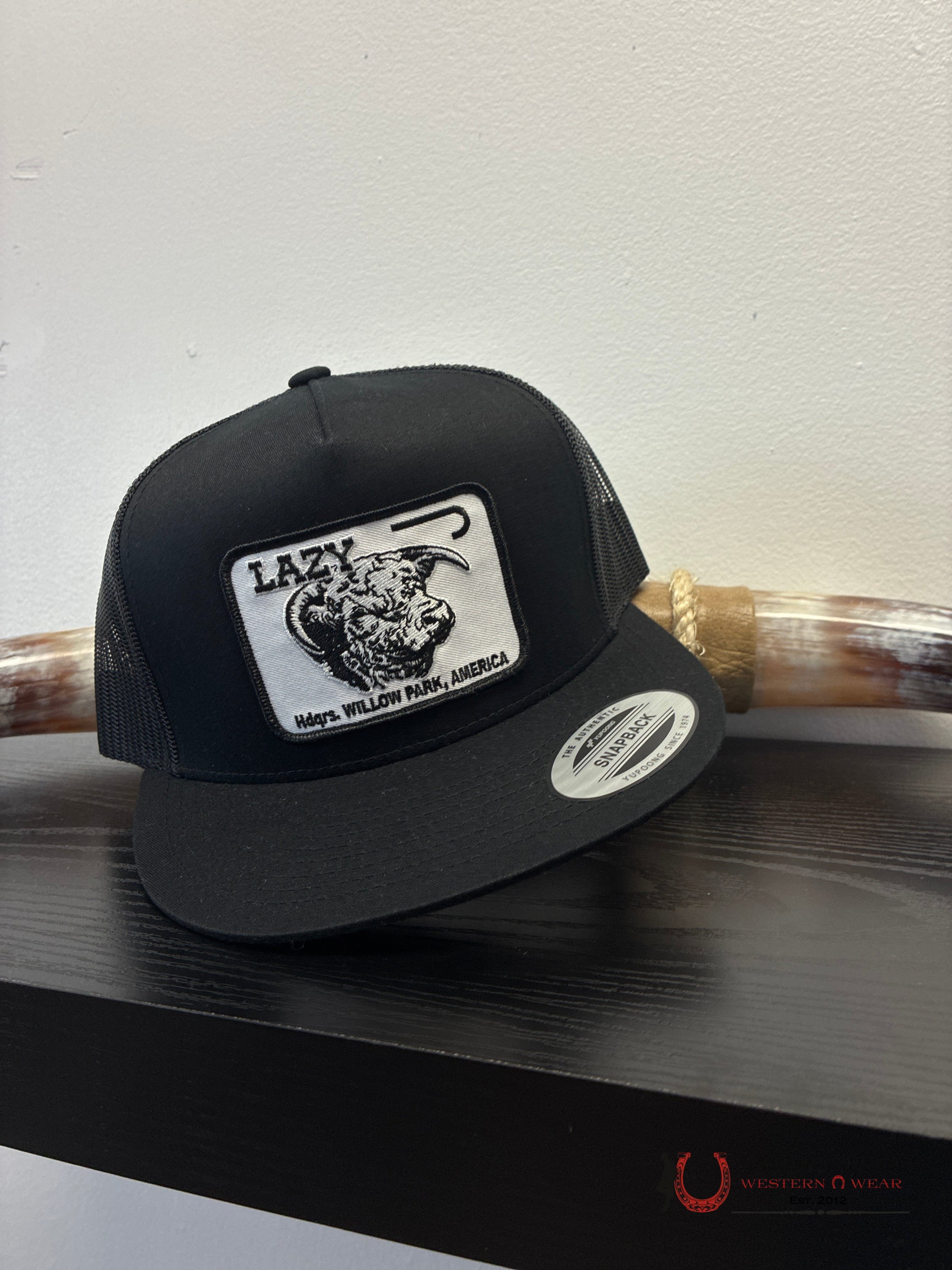 LAZY J CAPS BLACK