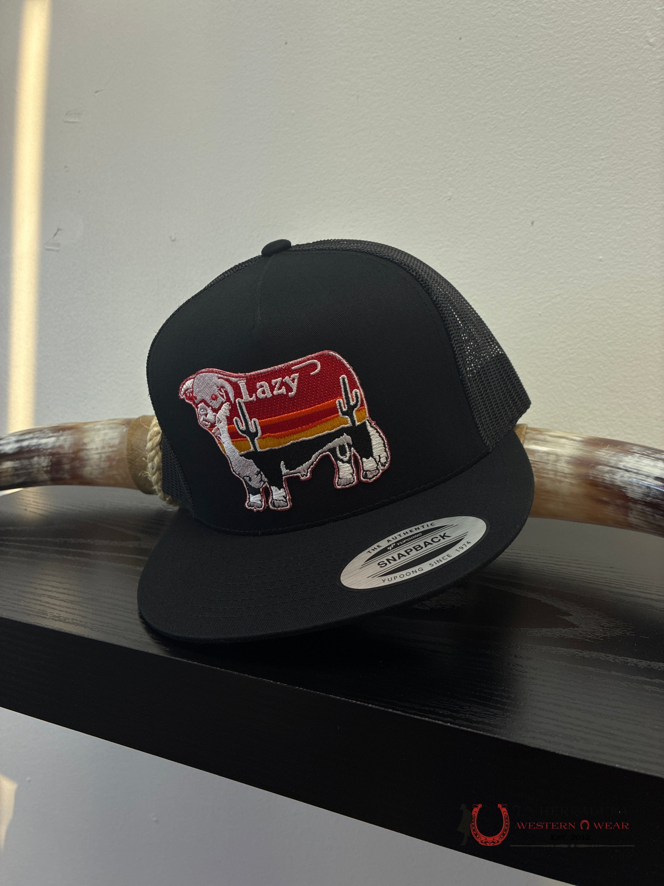 LAZY J CAPS BLACK Style RED 2.1